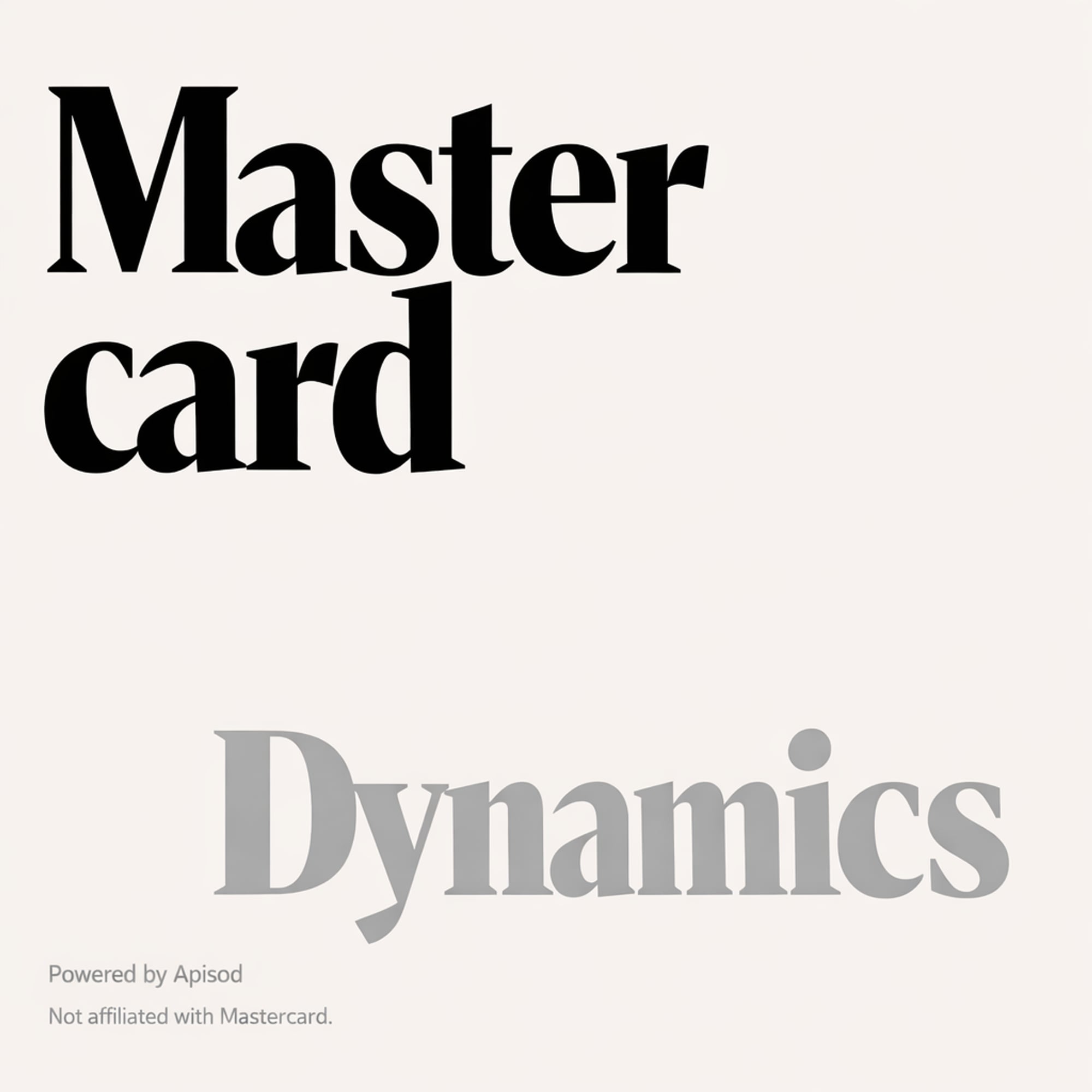 Mastercard Dynamics podcast cover art