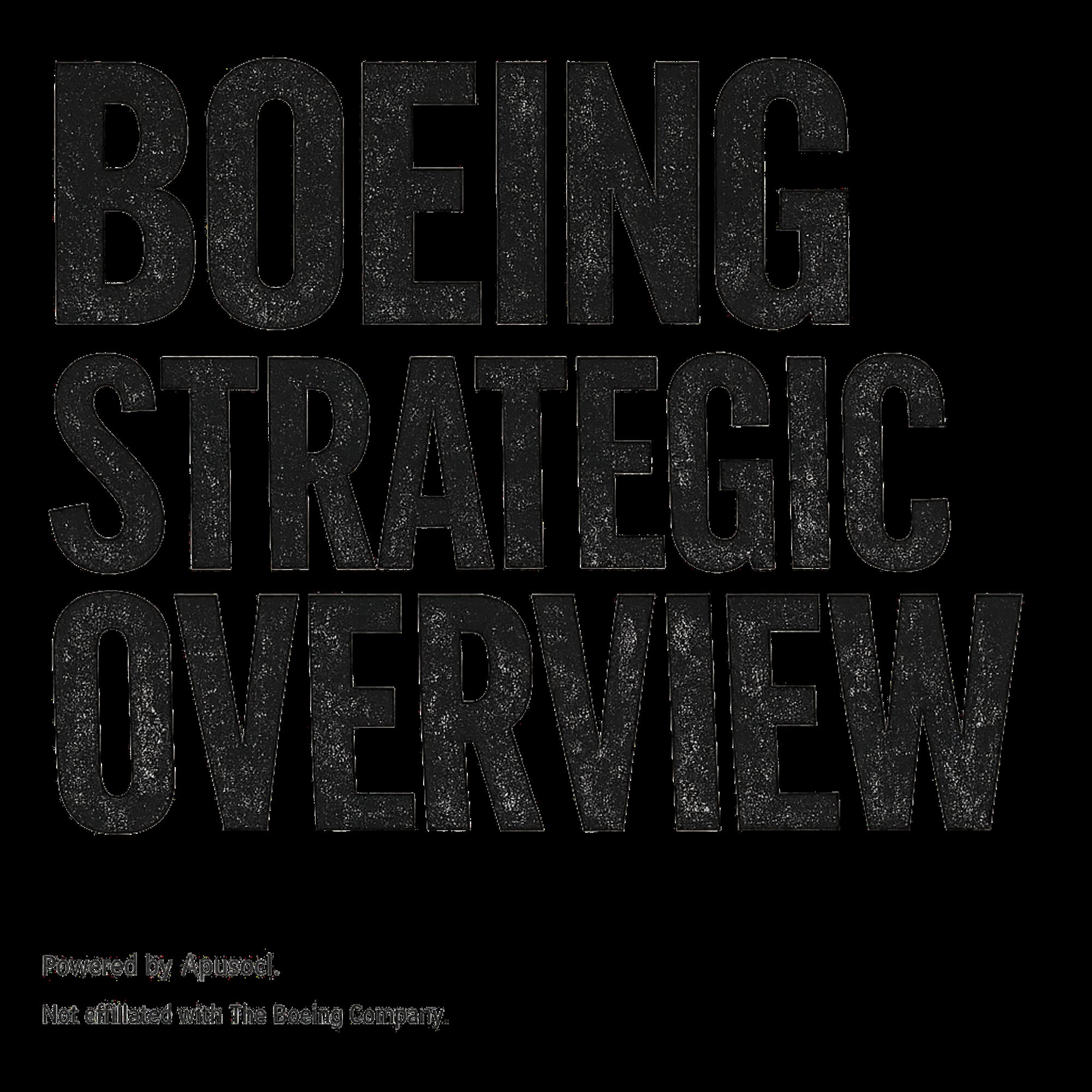 Boeing Strategic Overview podcast cover art