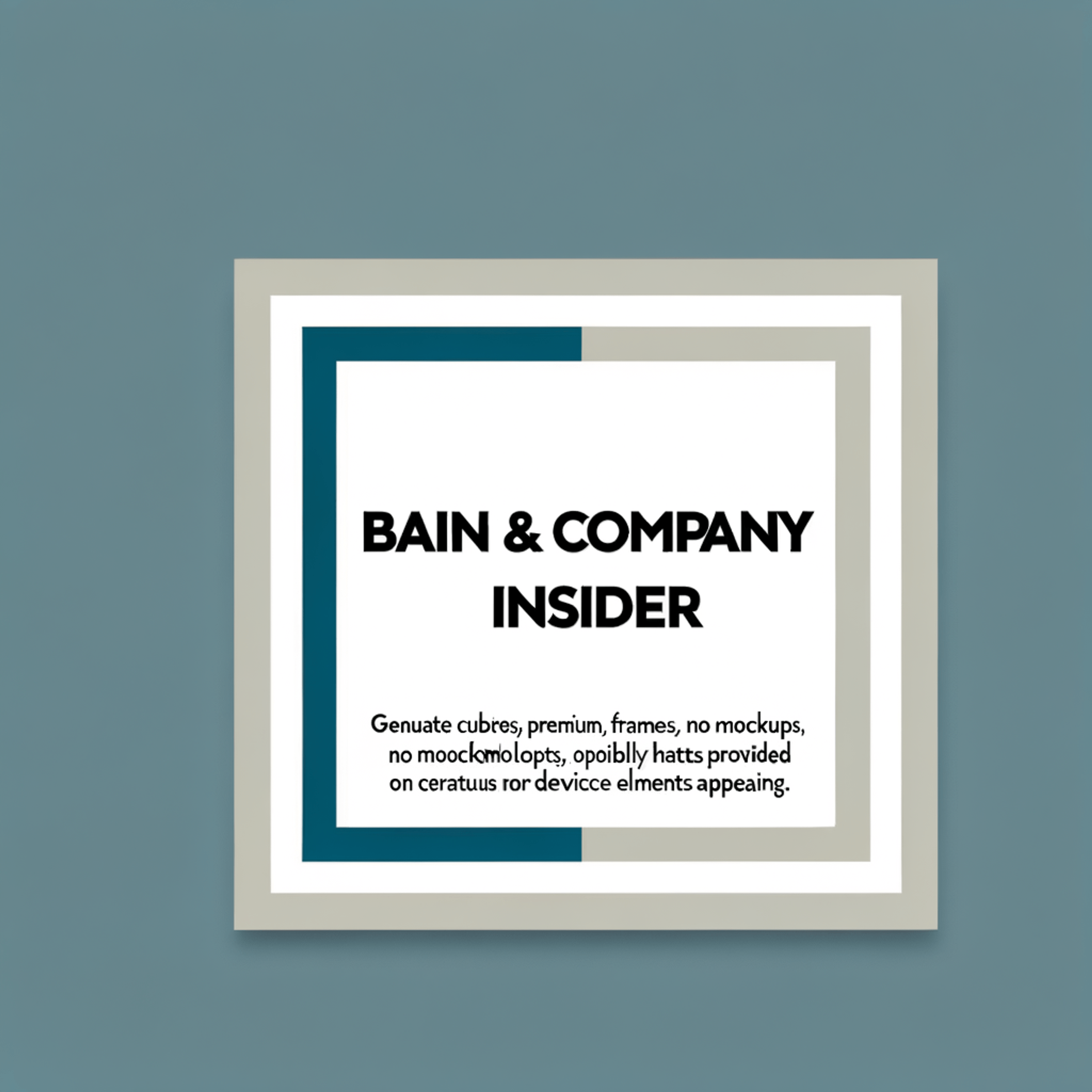 Bain & Company Insider podcast cover art