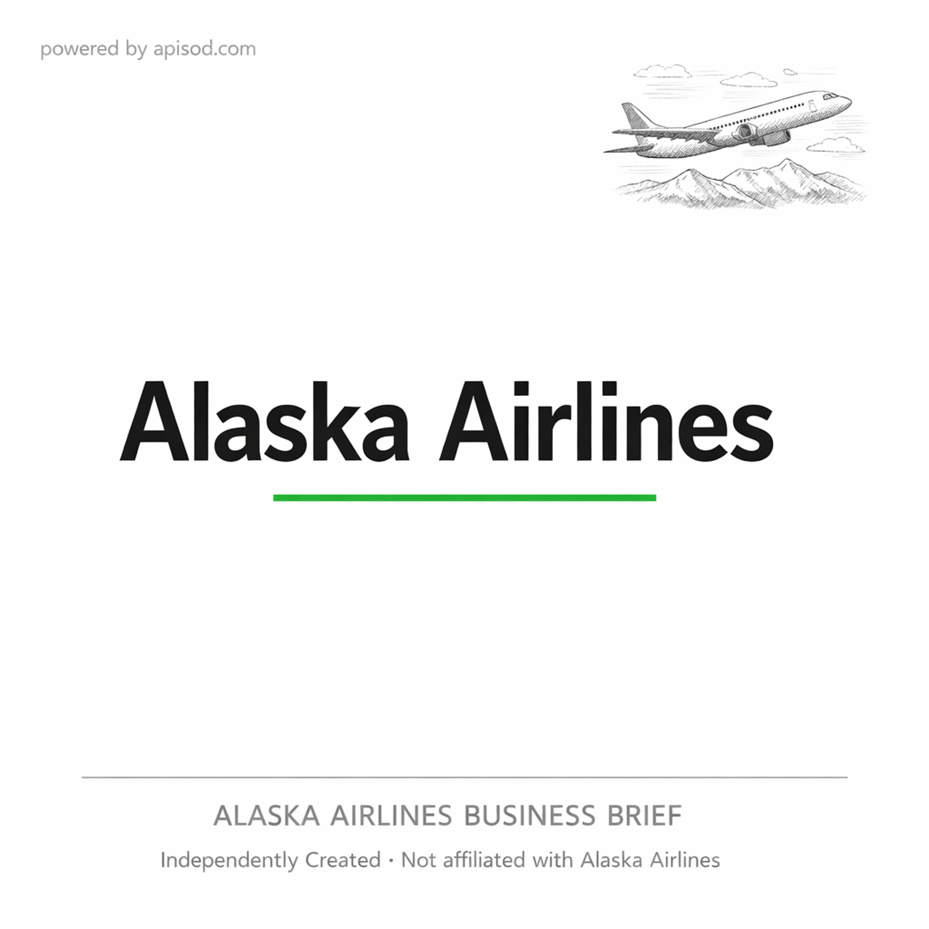 Alaska Airlines Business Brief podcast cover art