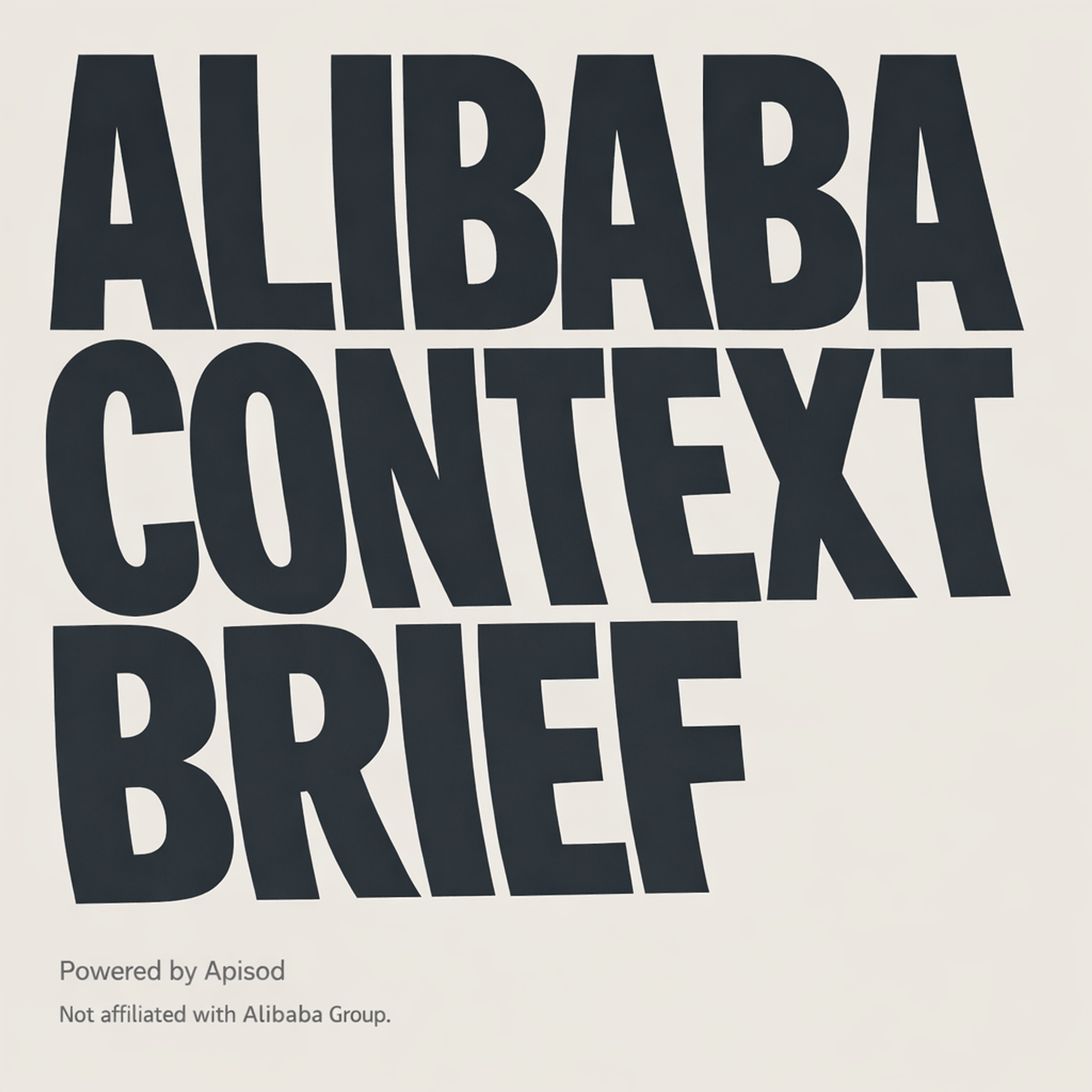 Alibaba Context Brief podcast cover art