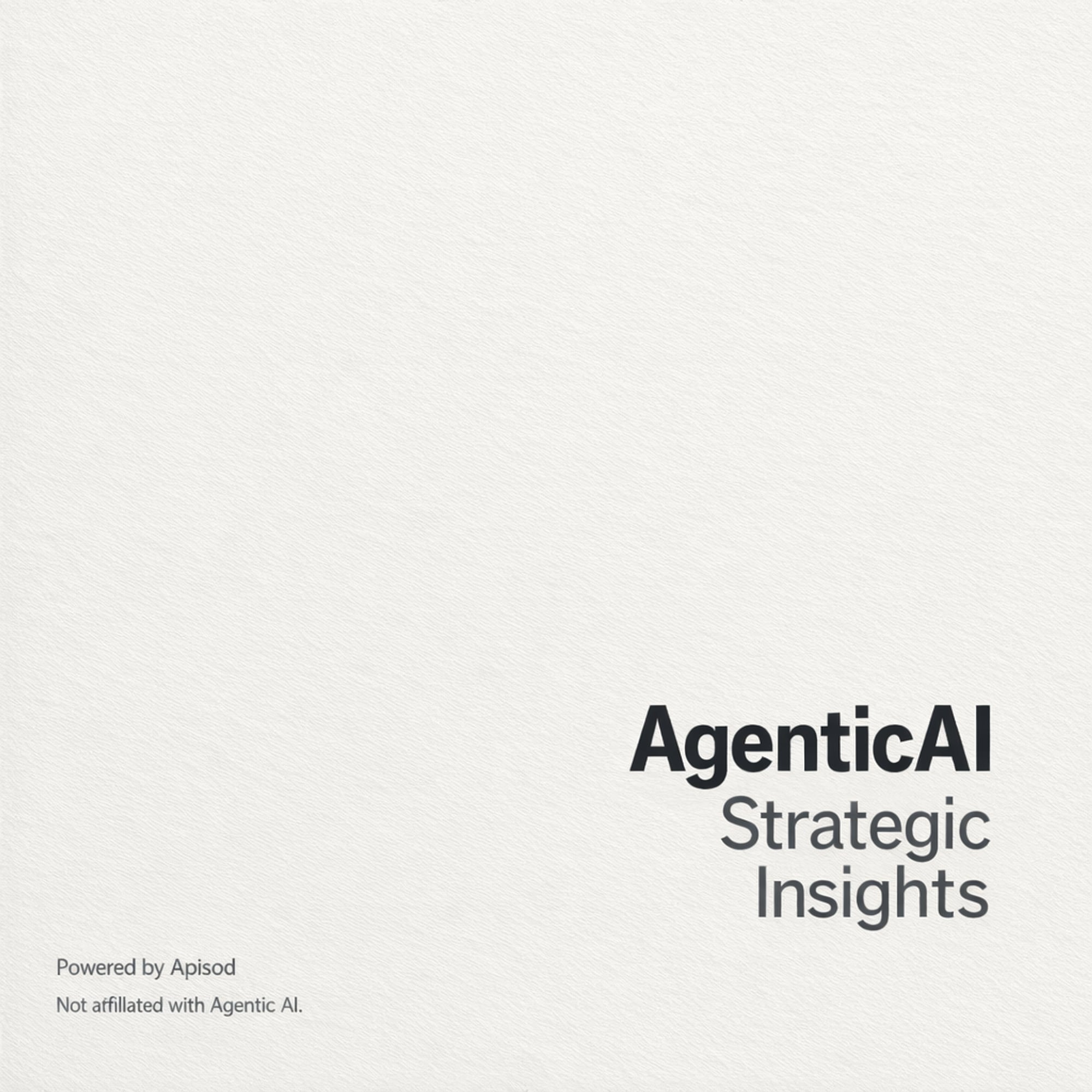 AgenticAI Strategic Insights podcast cover art