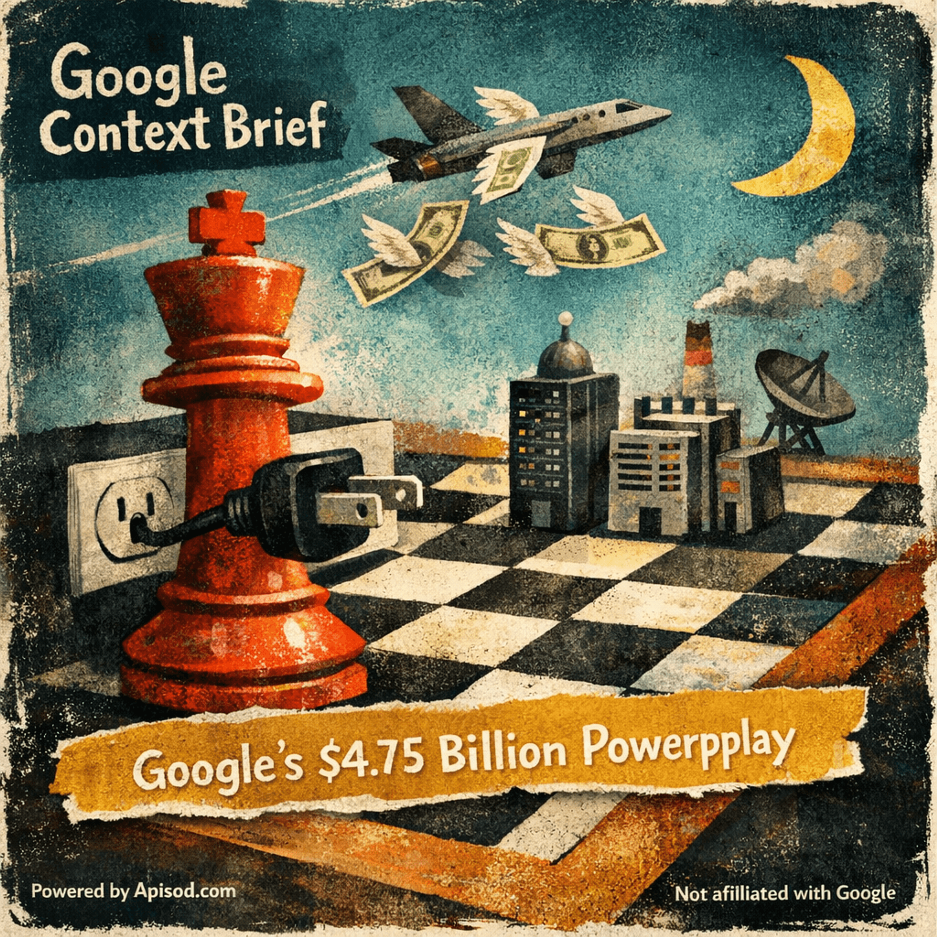 "Google's $4.75 Billion Powerplay" episode cover art