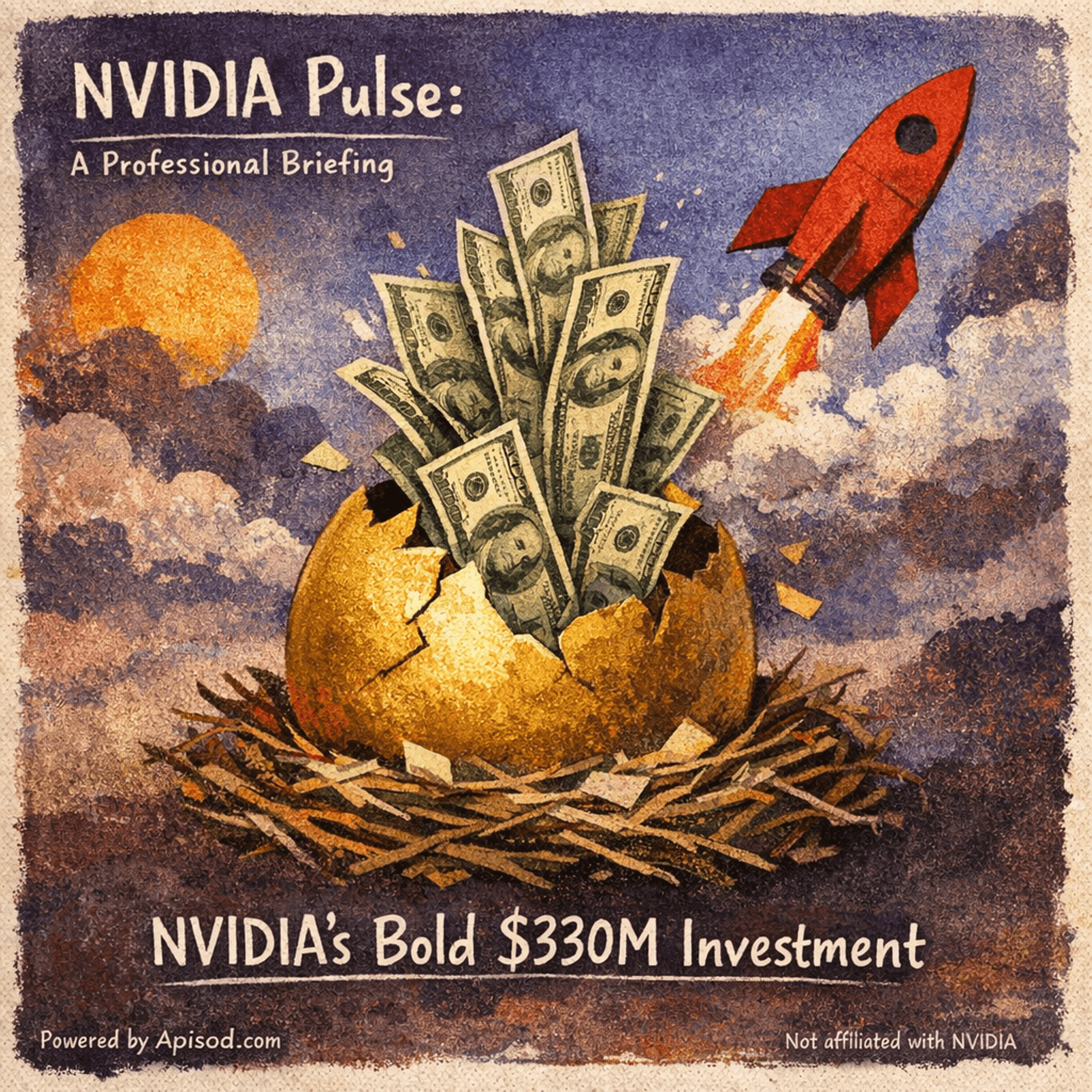 "NVIDIA's Bold $330M Investment" episode cover art
