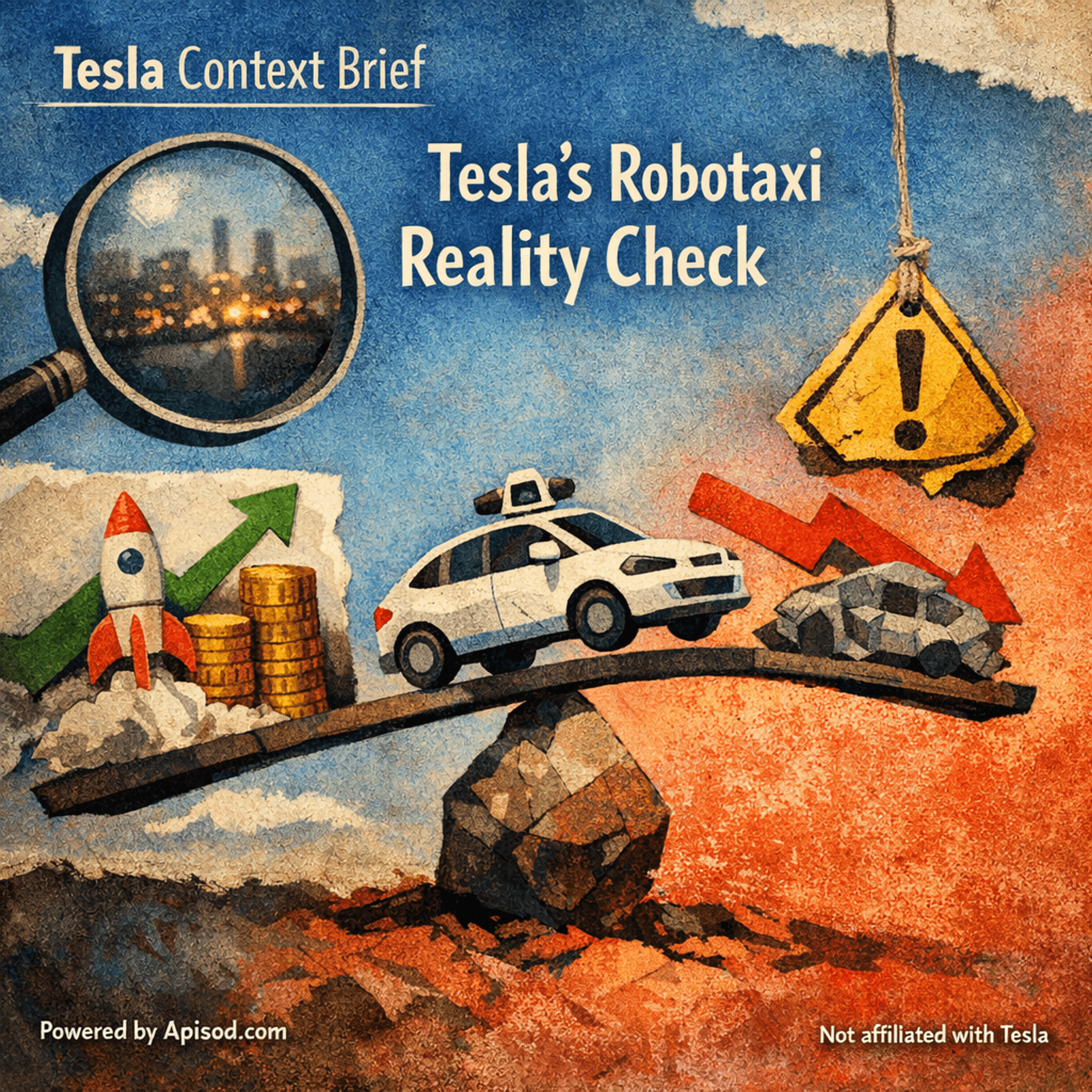 "Tesla's Robotaxi Reality Check" episode cover art