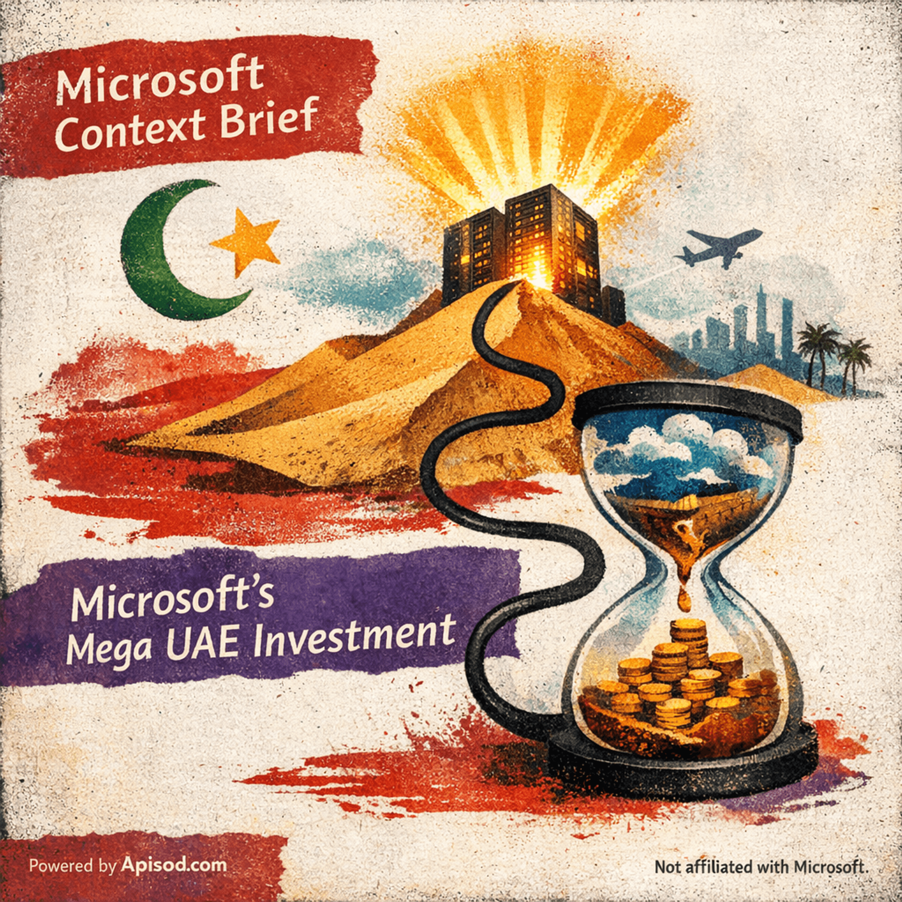 "Microsoft's Mega UAE Investment" episode cover art