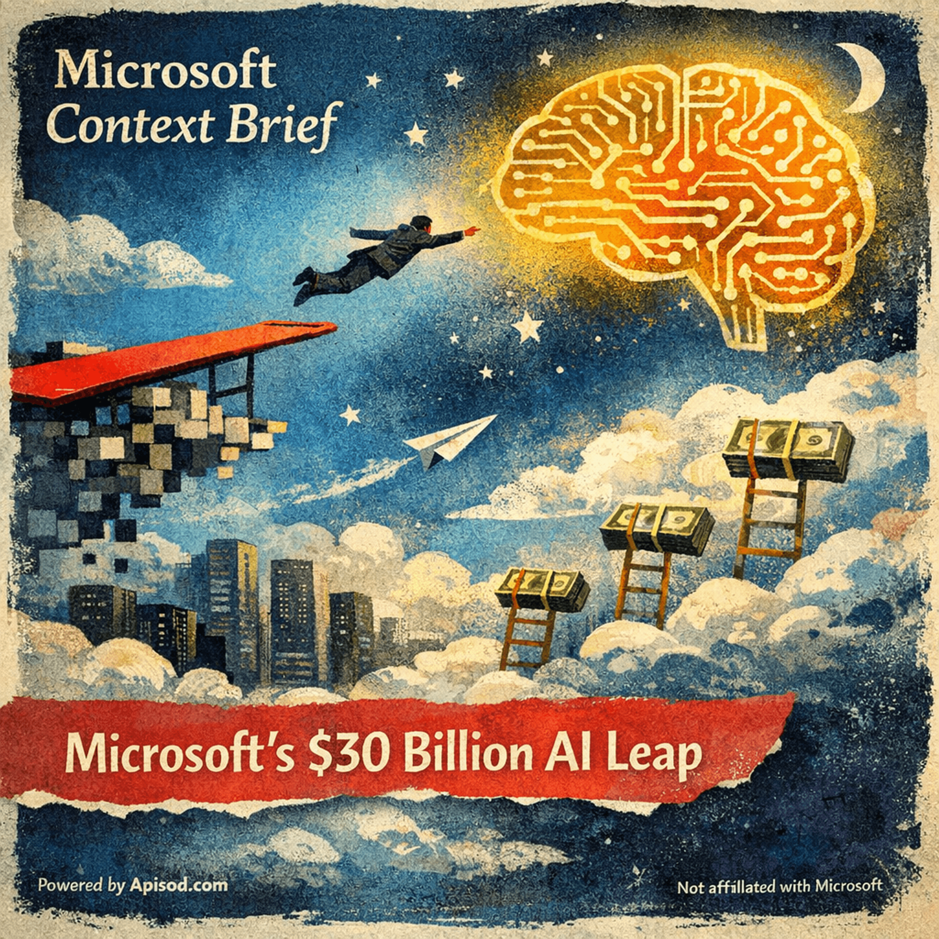 Microsoft's $30 Billion AI Leap episode cover art