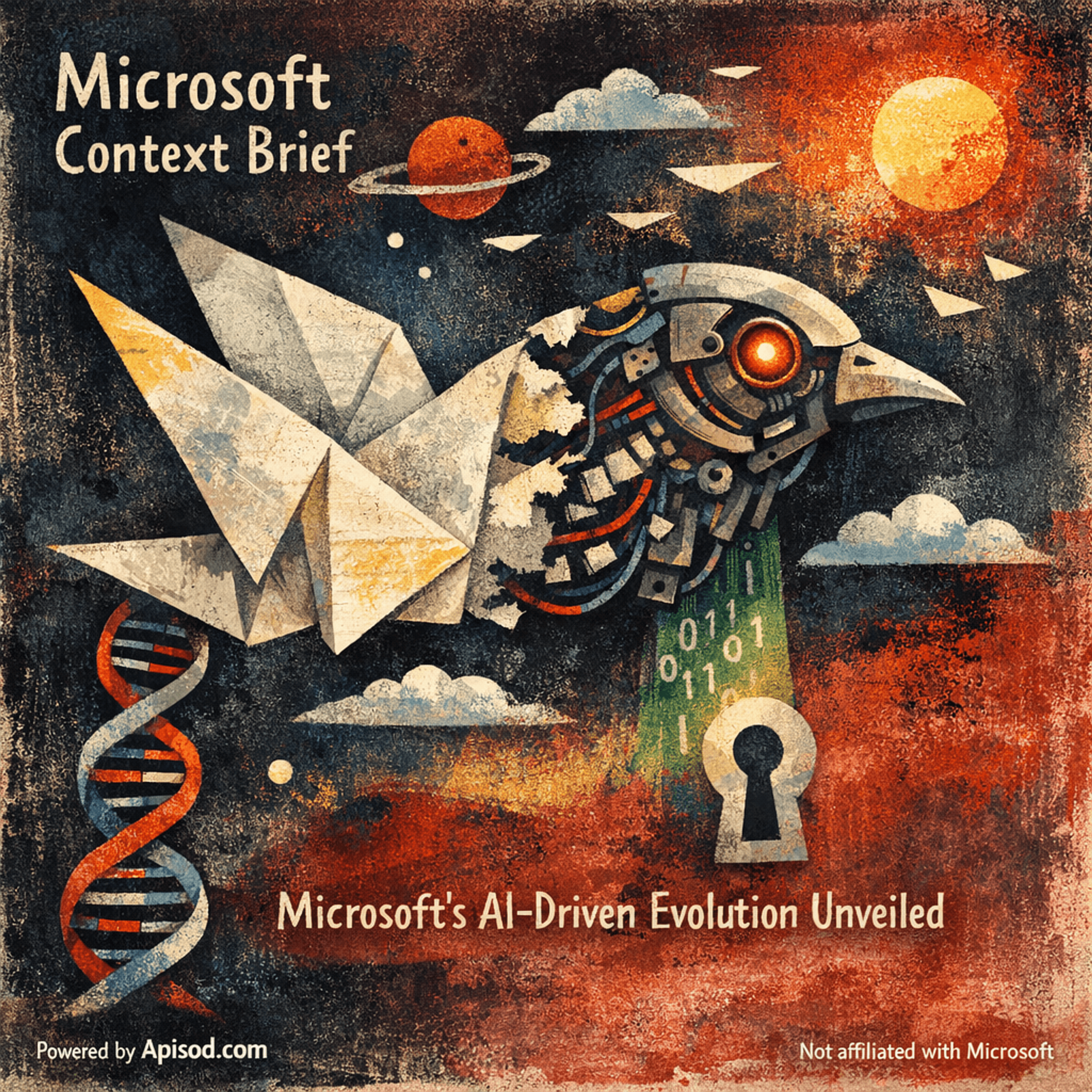 "Microsoft's AI-Driven Evolution Unveiled" episode cover art