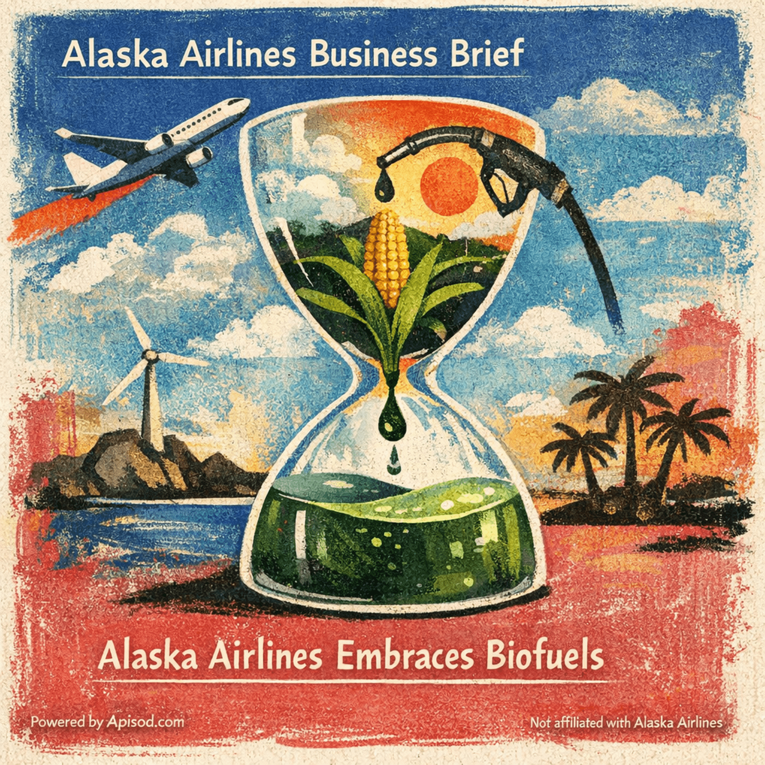 "Alaska Airlines Embraces Biofuels" episode cover art