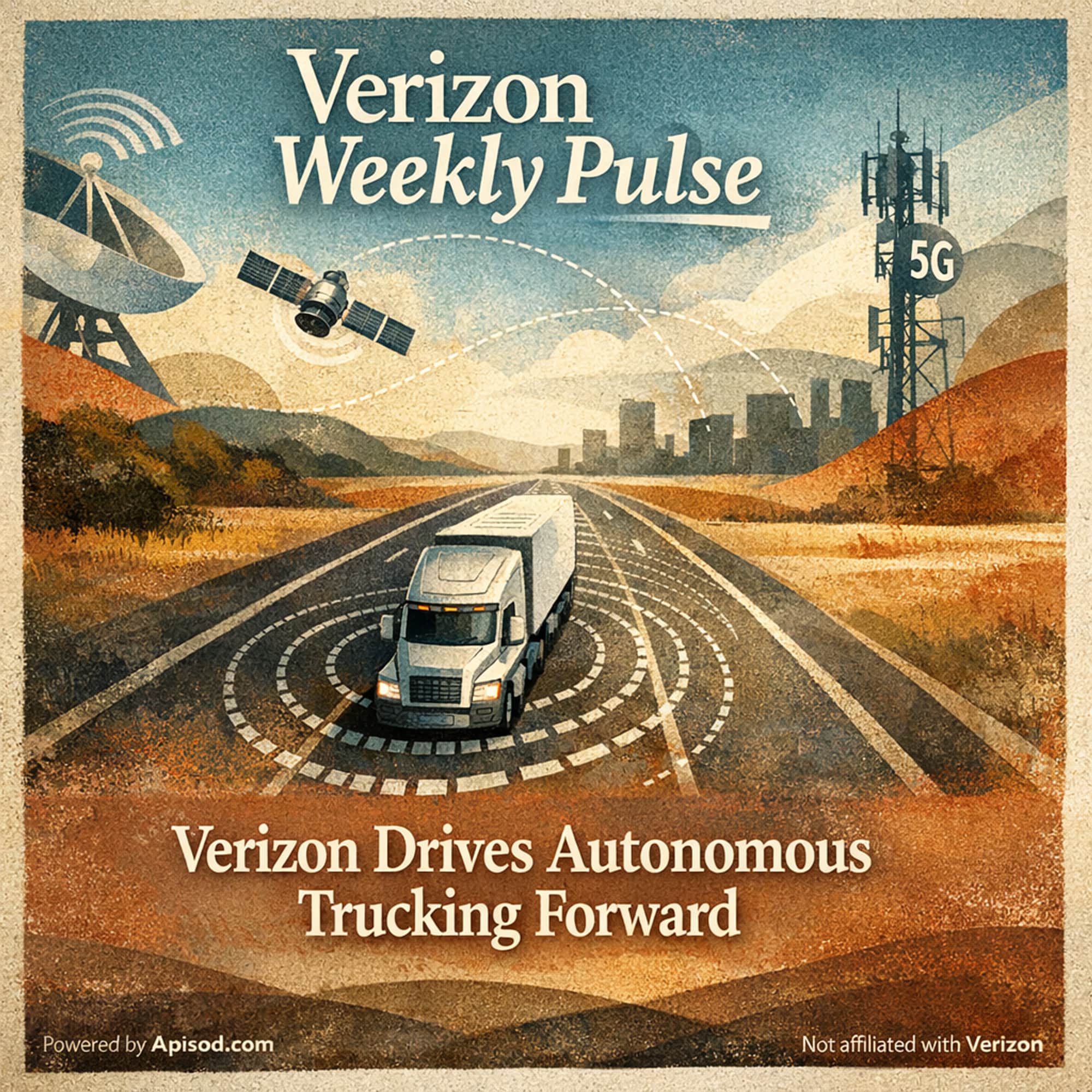 Verizon Ventures into Autonomous Trucking episode cover art