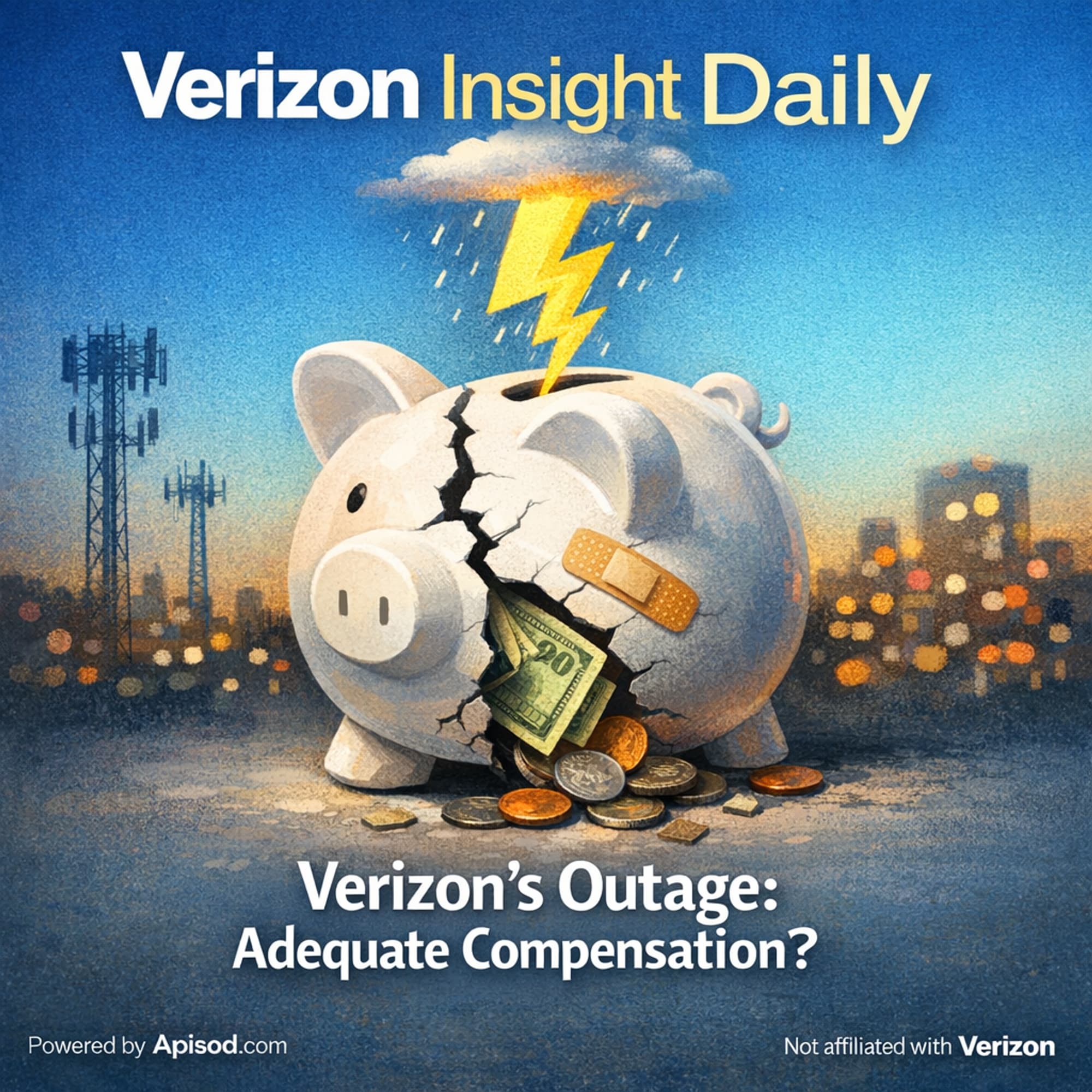 Verizon's Outage: Compensation Controversy episode cover art