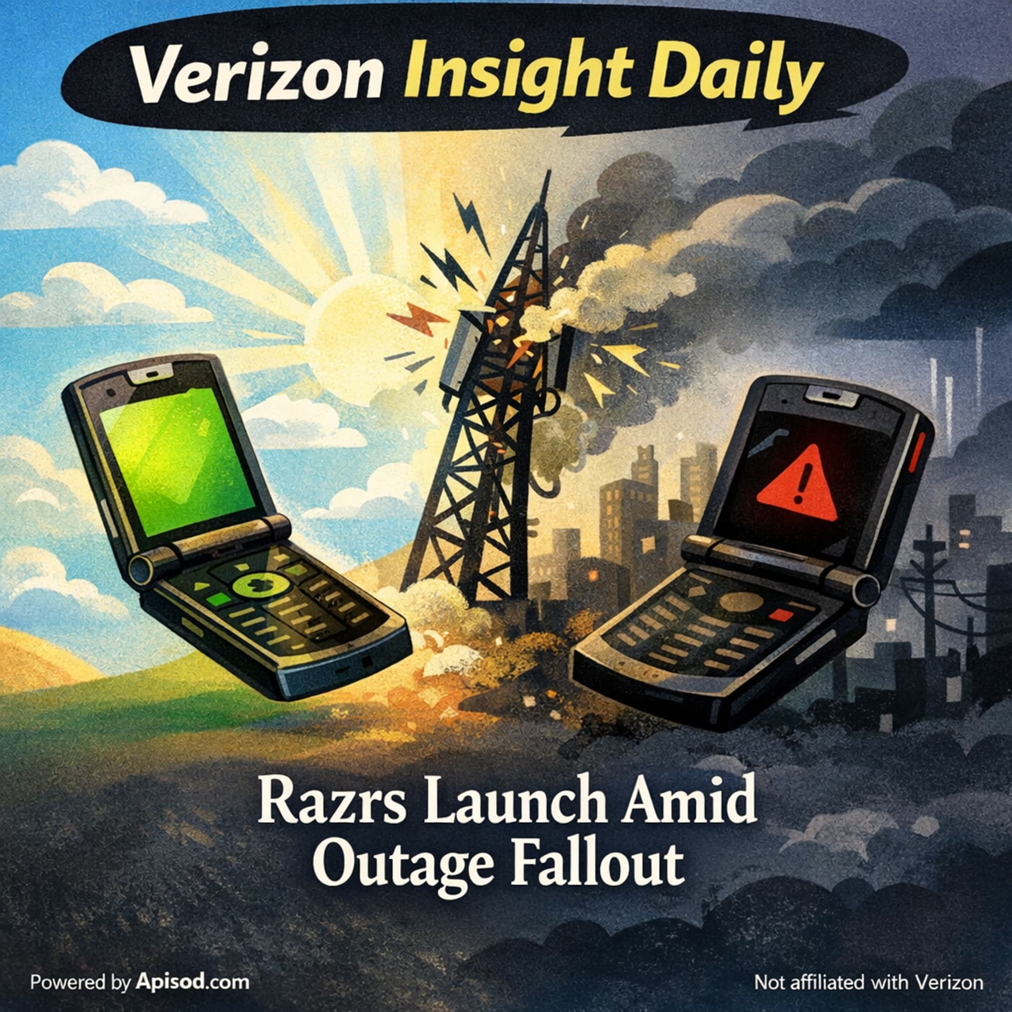 Verizon Launches Razrs, Faces Outage episode cover art