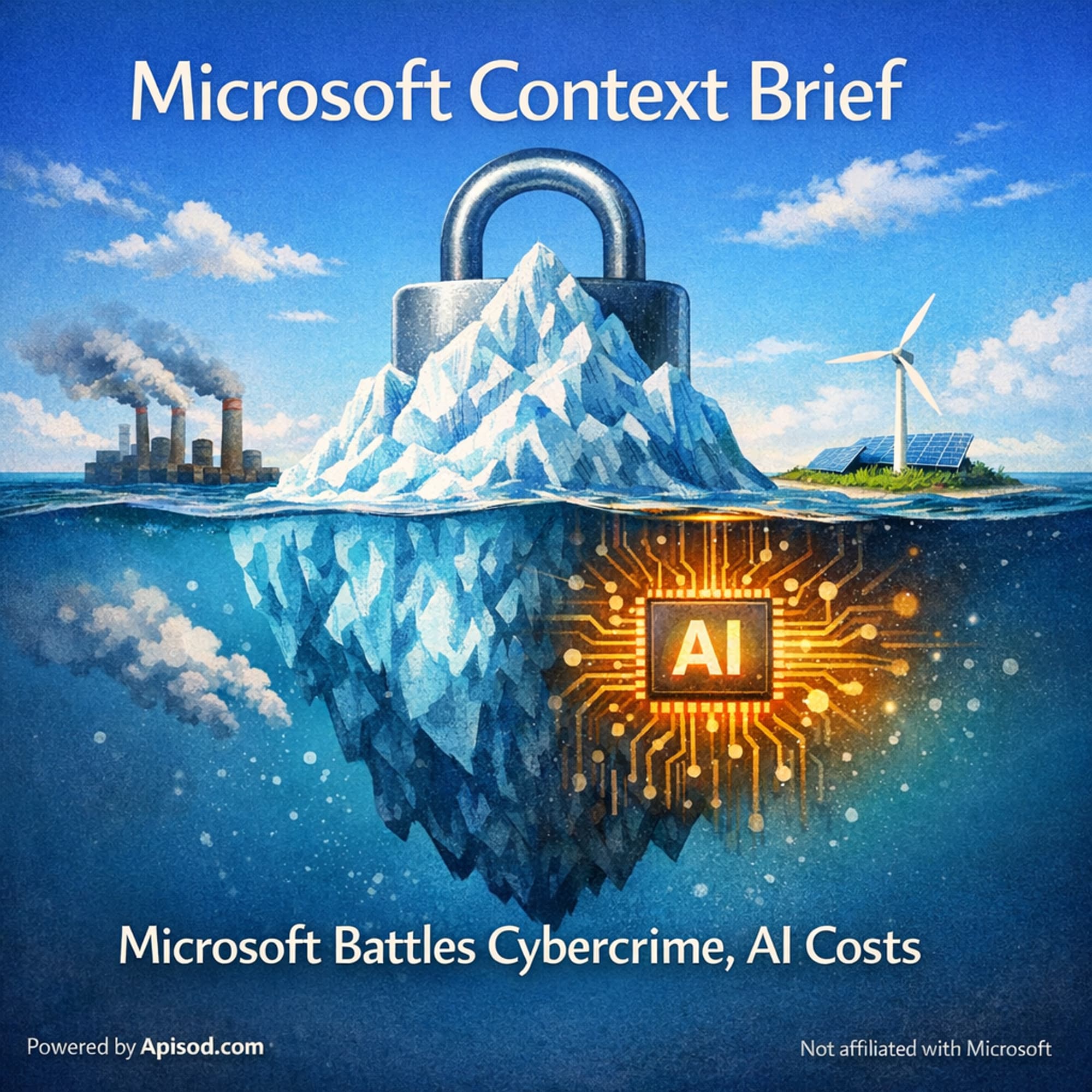 Microsoft Battles Cybercrime and AI Costs episode cover art