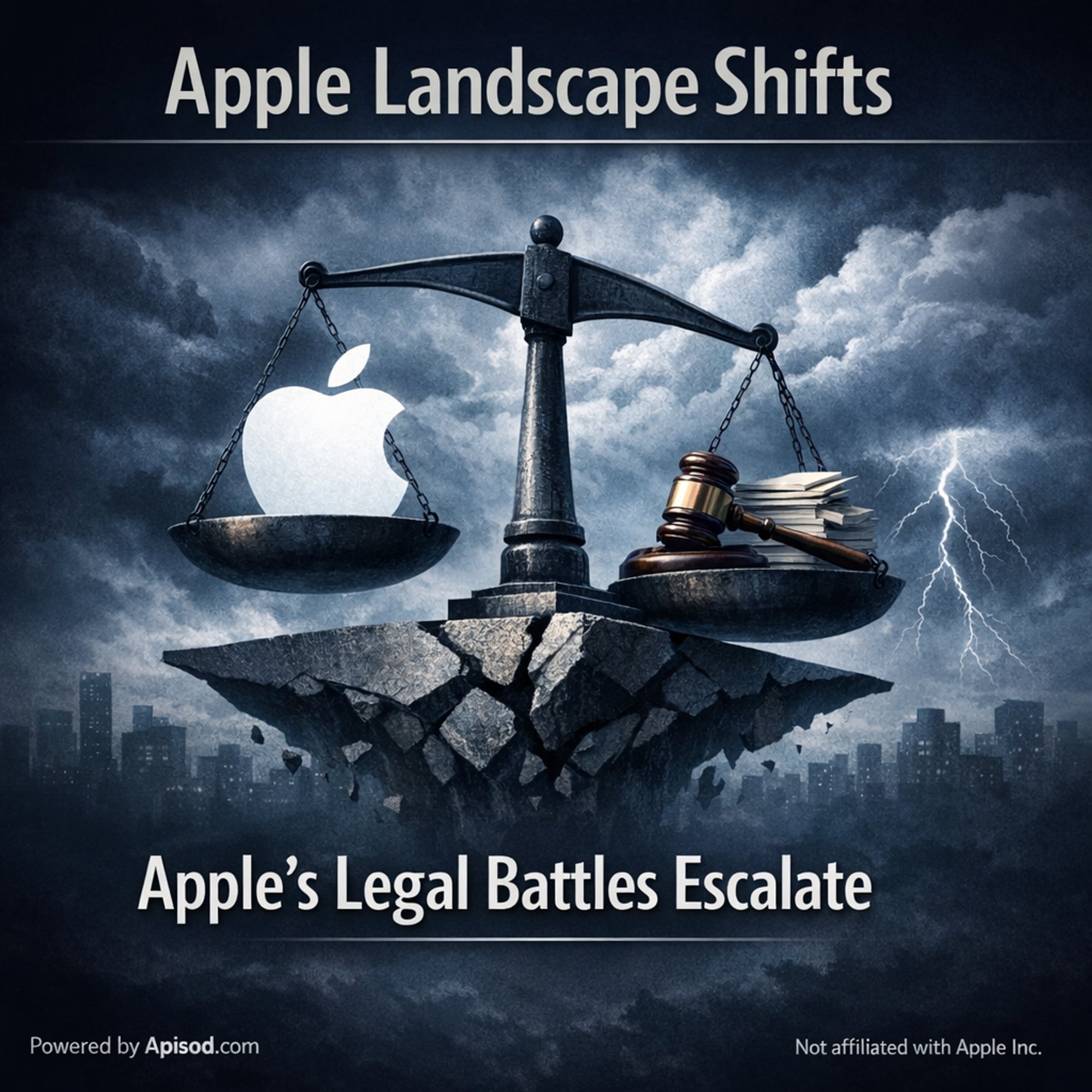 Apple's Legal Battles Escalate episode cover art
