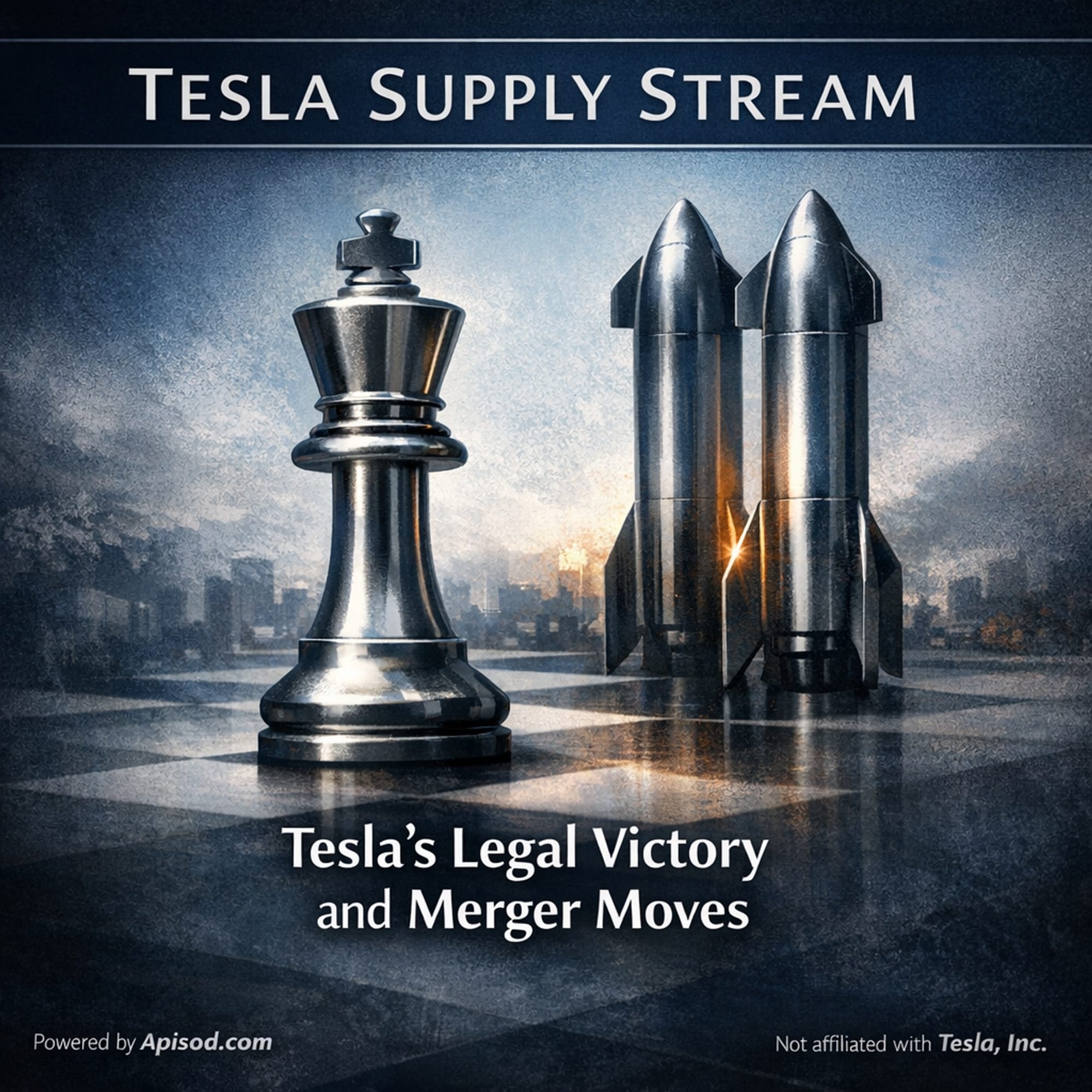 Tesla's Legal Victory: AI Merger Ahead? episode cover art