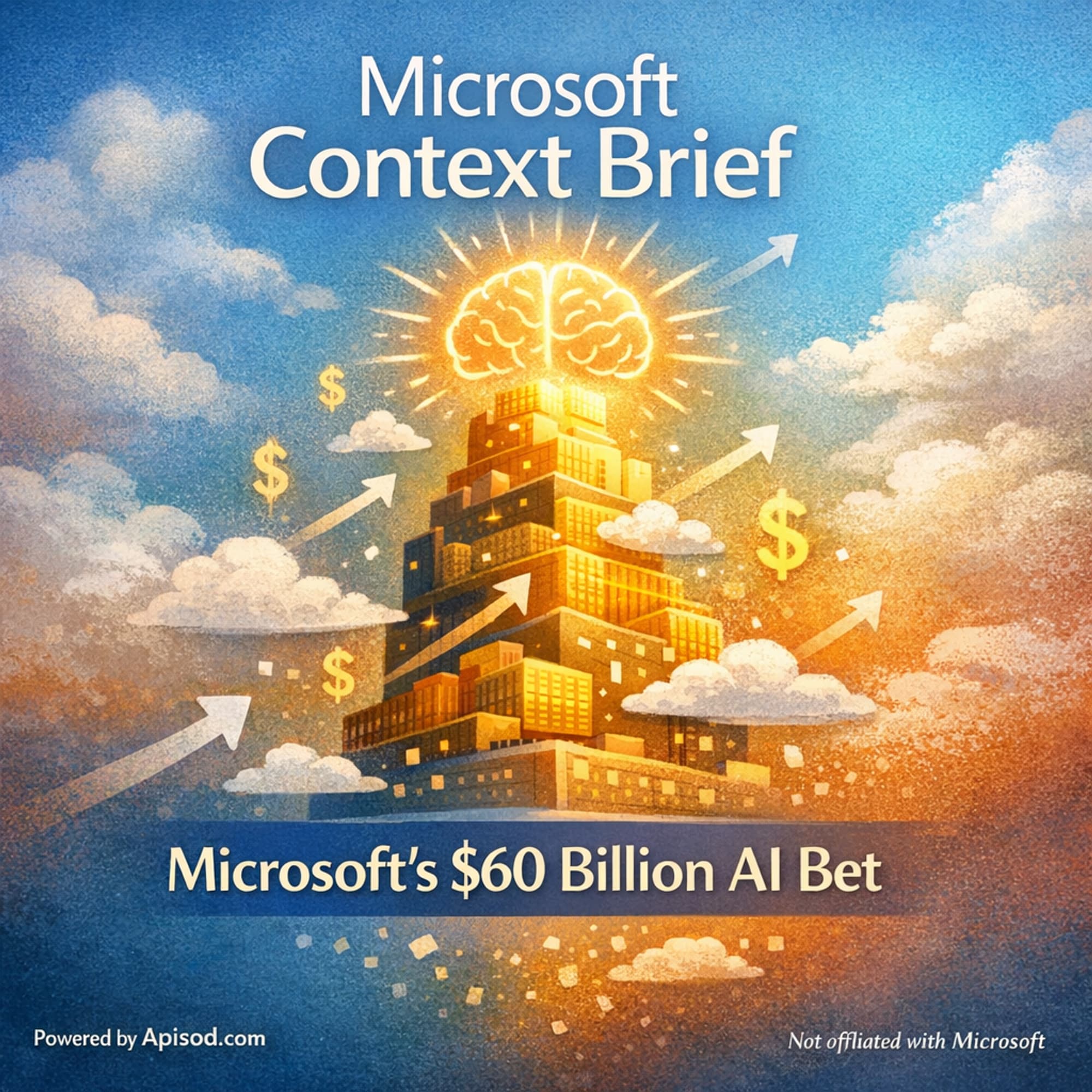 Microsoft's $60 Billion AI Gamble episode cover art