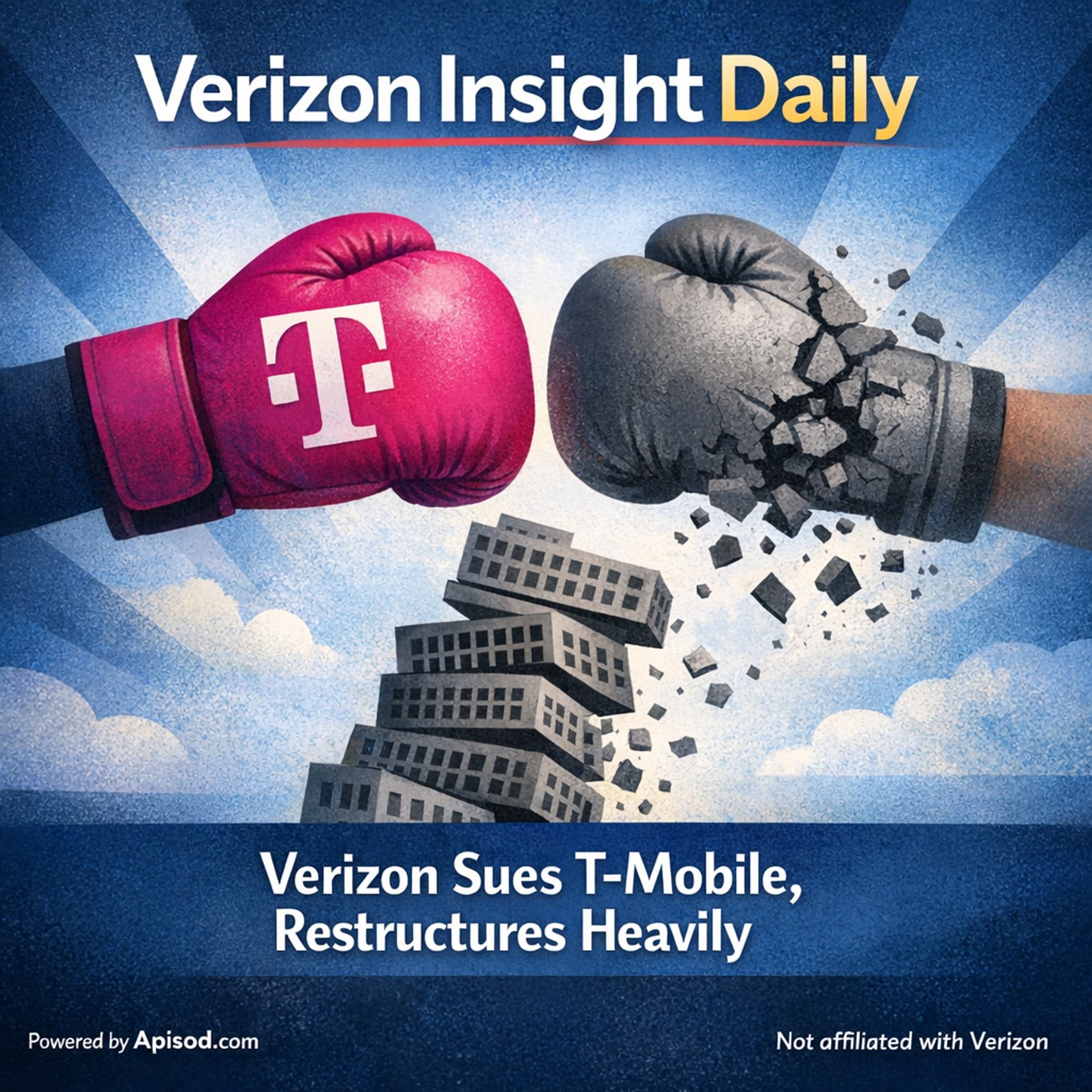 Verizon Sues T-Mobile, Restructures Heavily episode artwork