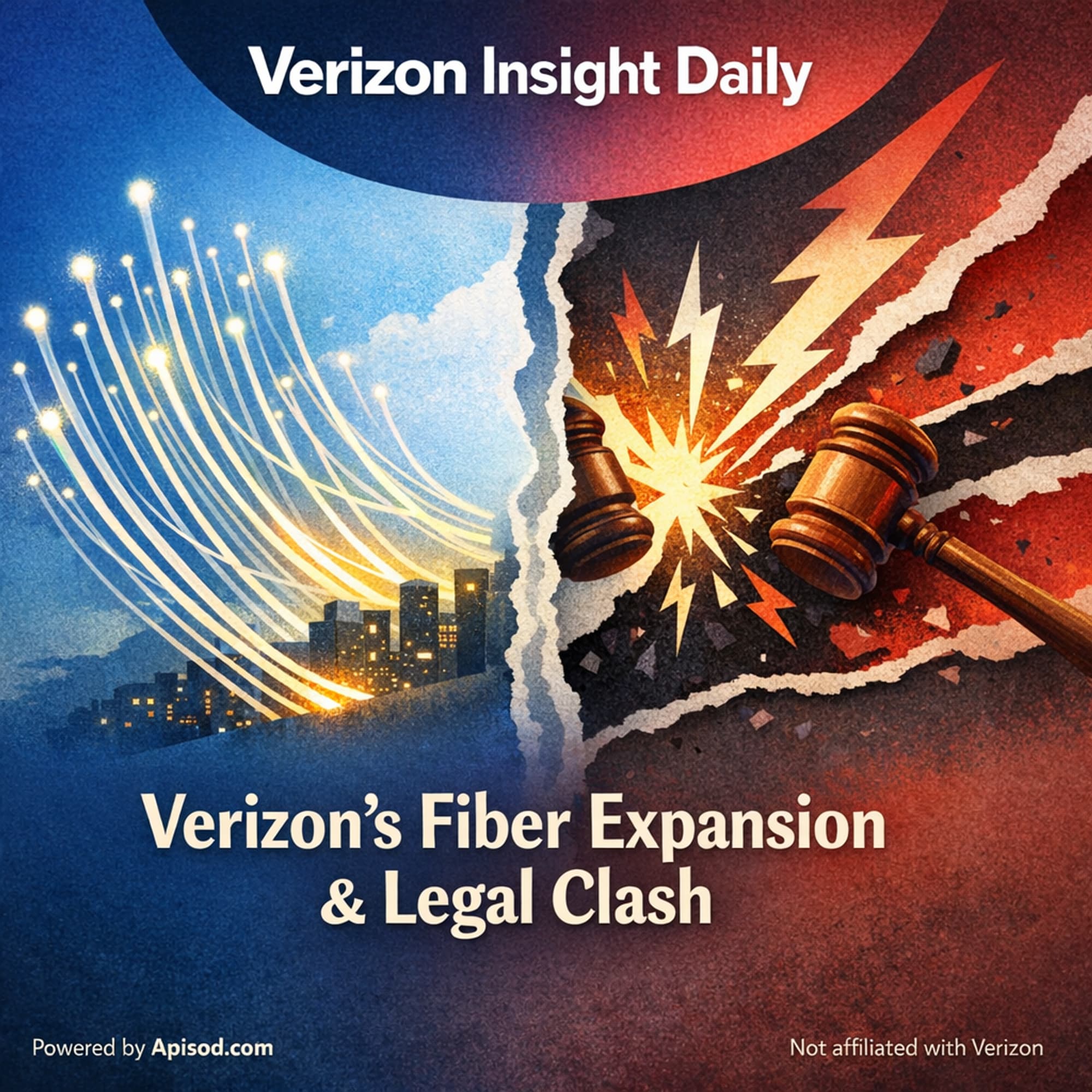 Verizon's Fiber Expansion & Legal Clash episode cover art