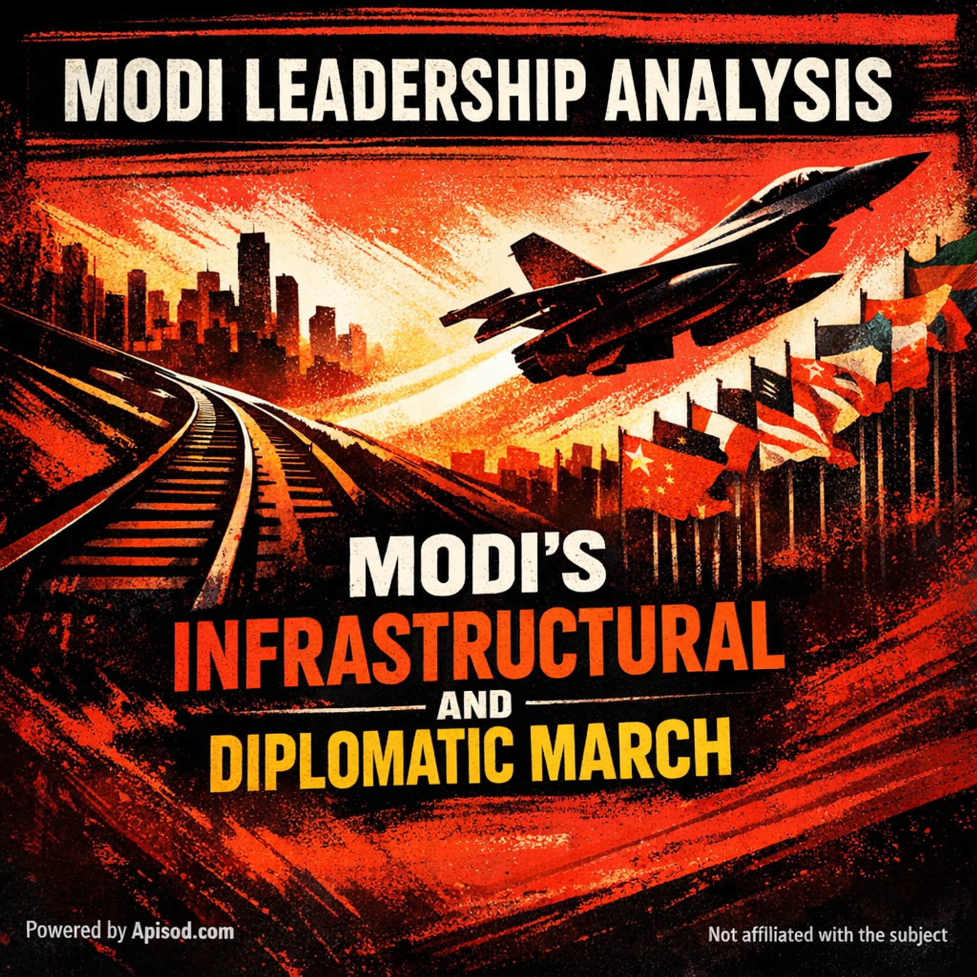 Modi's Diplomatic and Infrastructure Push episode cover art