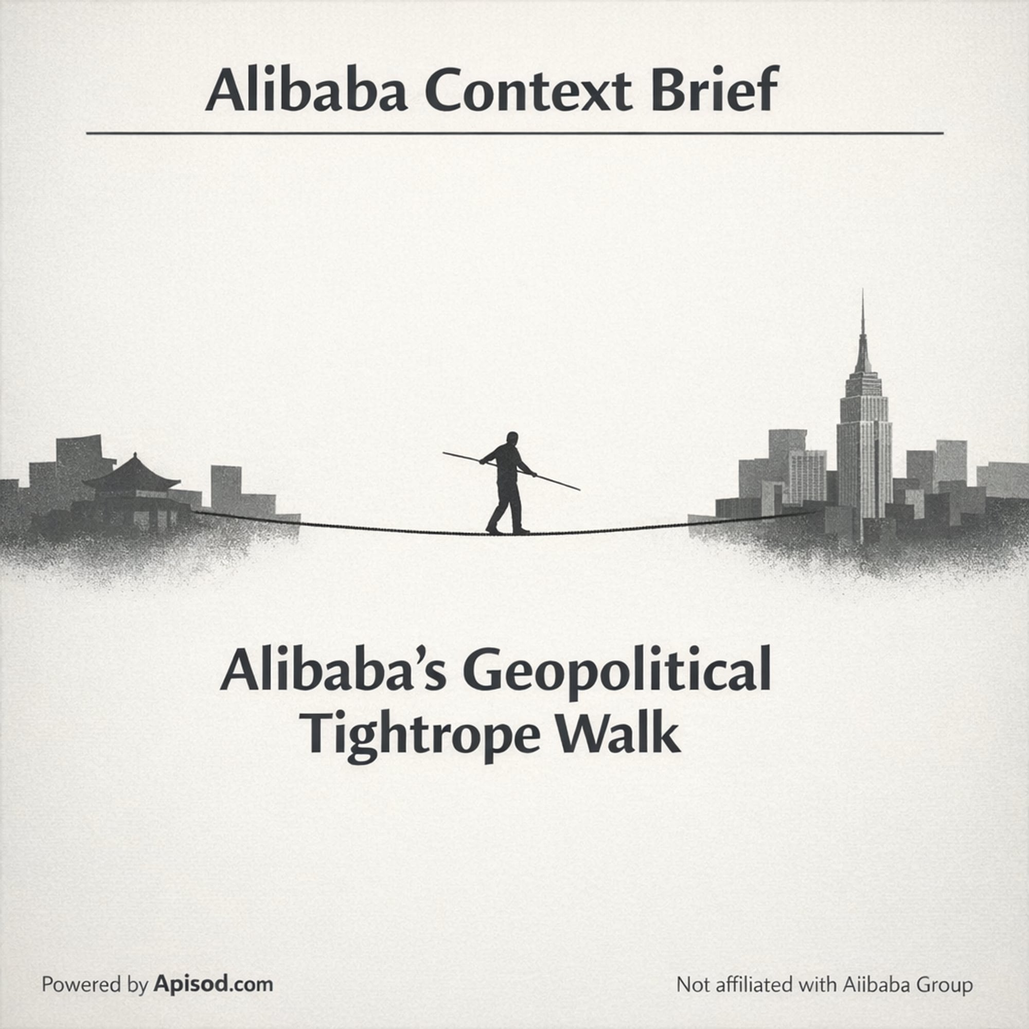 Alibaba's Geopolitical Tightrope Walk episode cover art