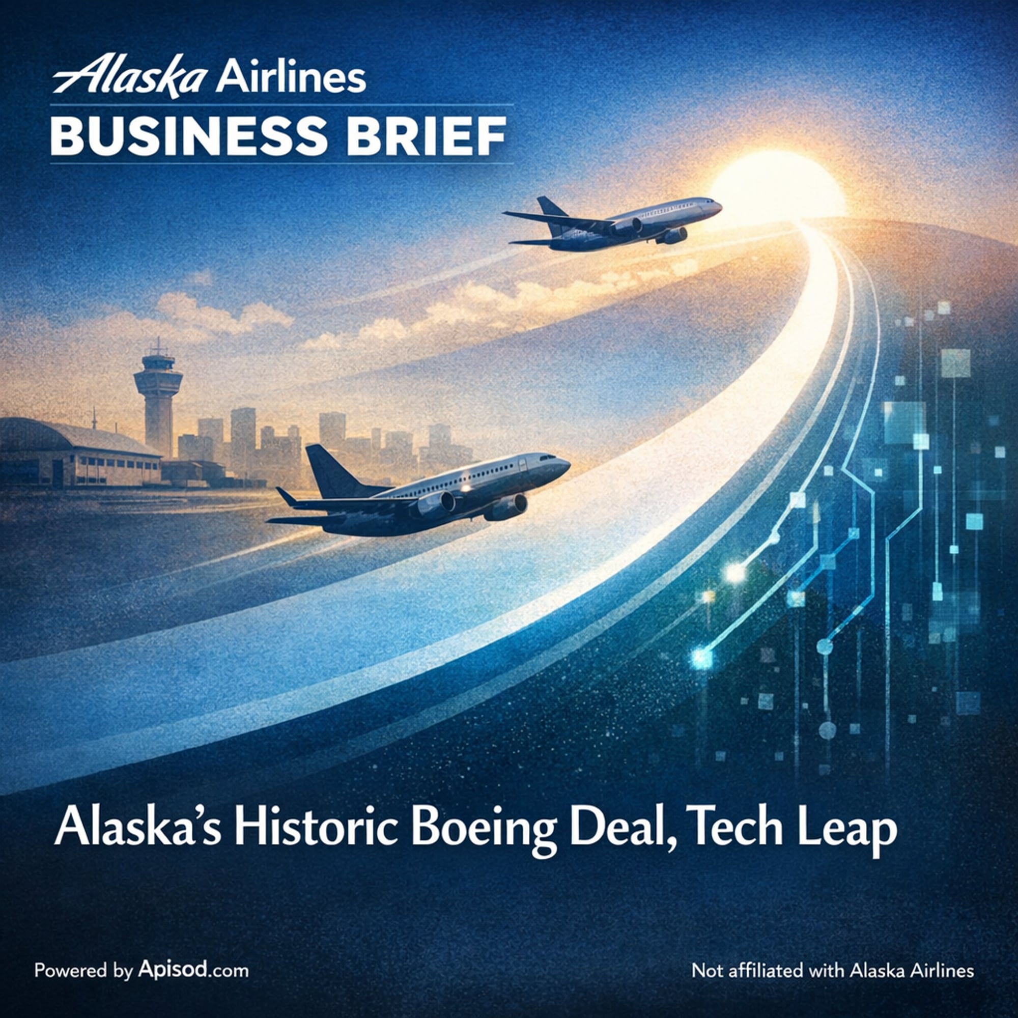 Alaska's Boeing Bet, Tech Leap episode cover art