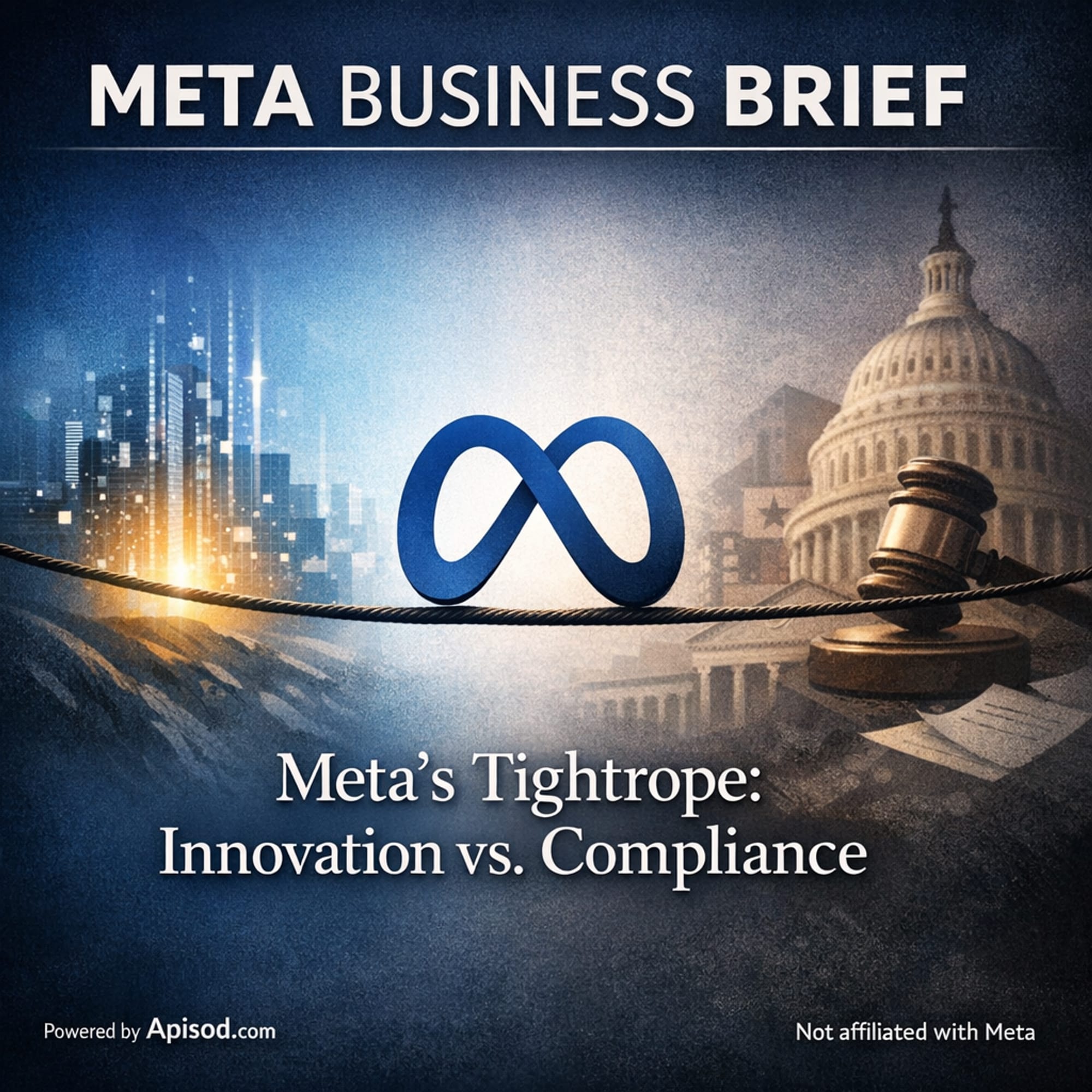 Meta's Tightrope: Innovation vs. Compliance episode cover art