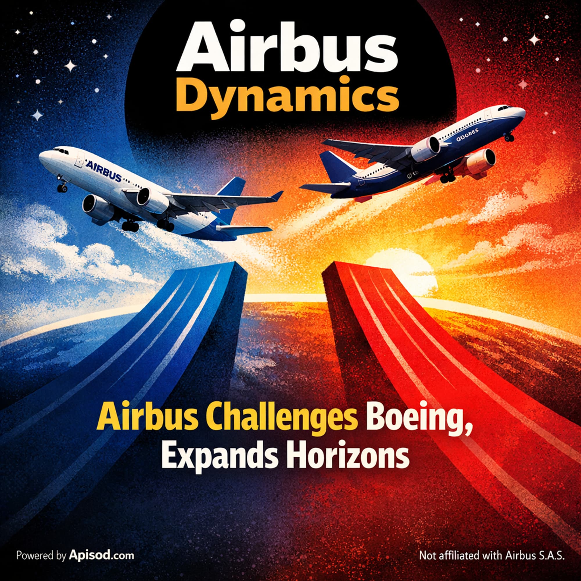 Airbus Challenges Boeing, Expands Horizons episode cover art