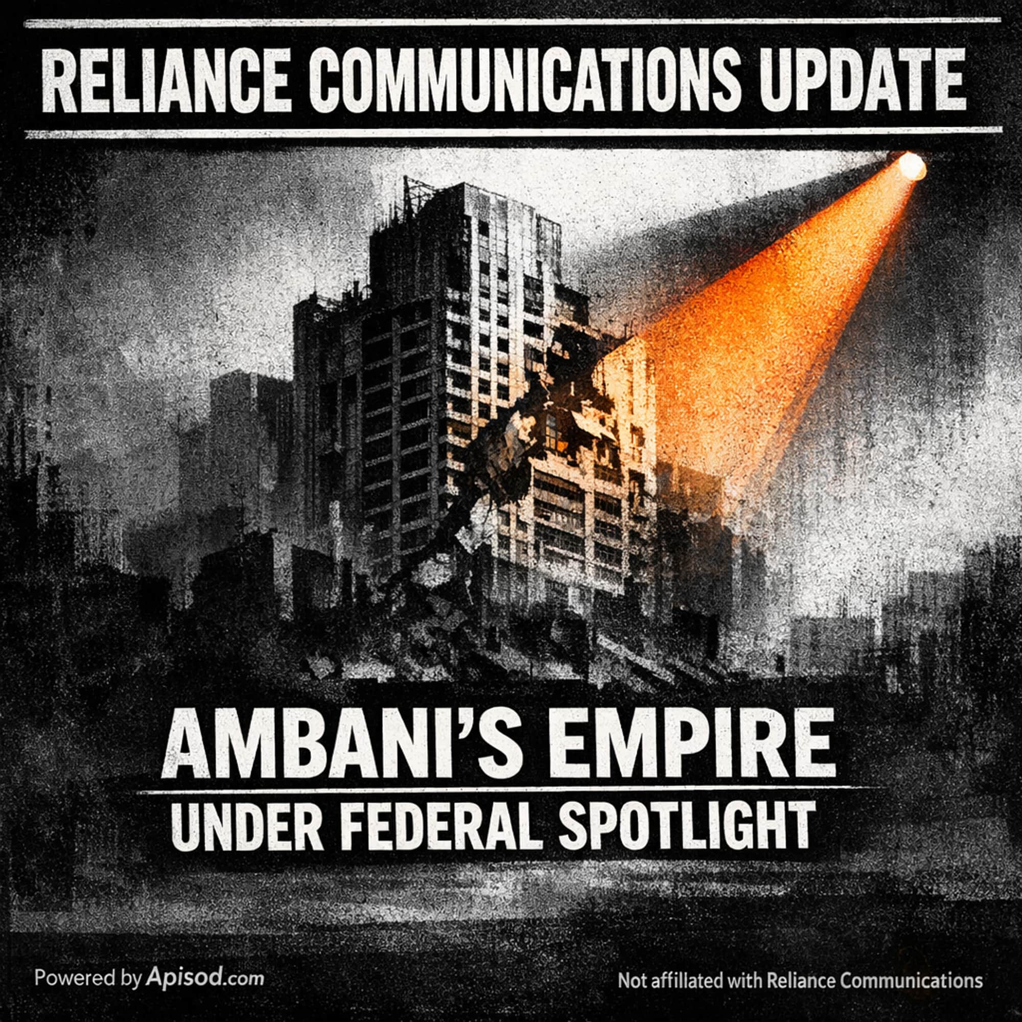 Ambani's Empire Under Federal Spotlight episode cover art