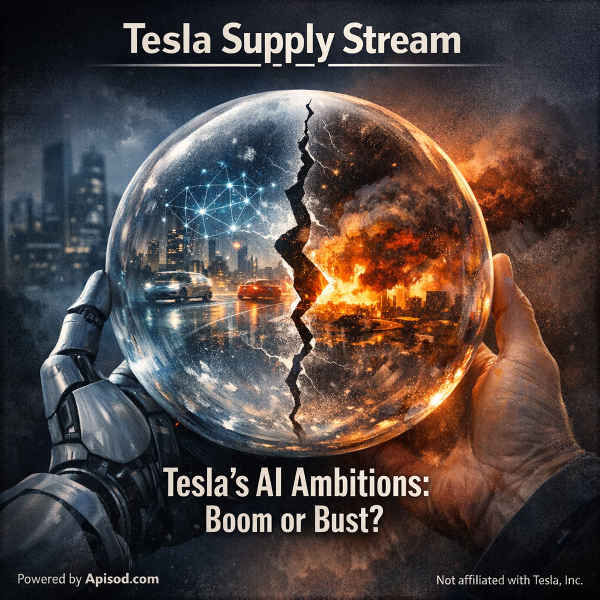 Tesla's AI Ambitions: Boom or Bust? episode cover art