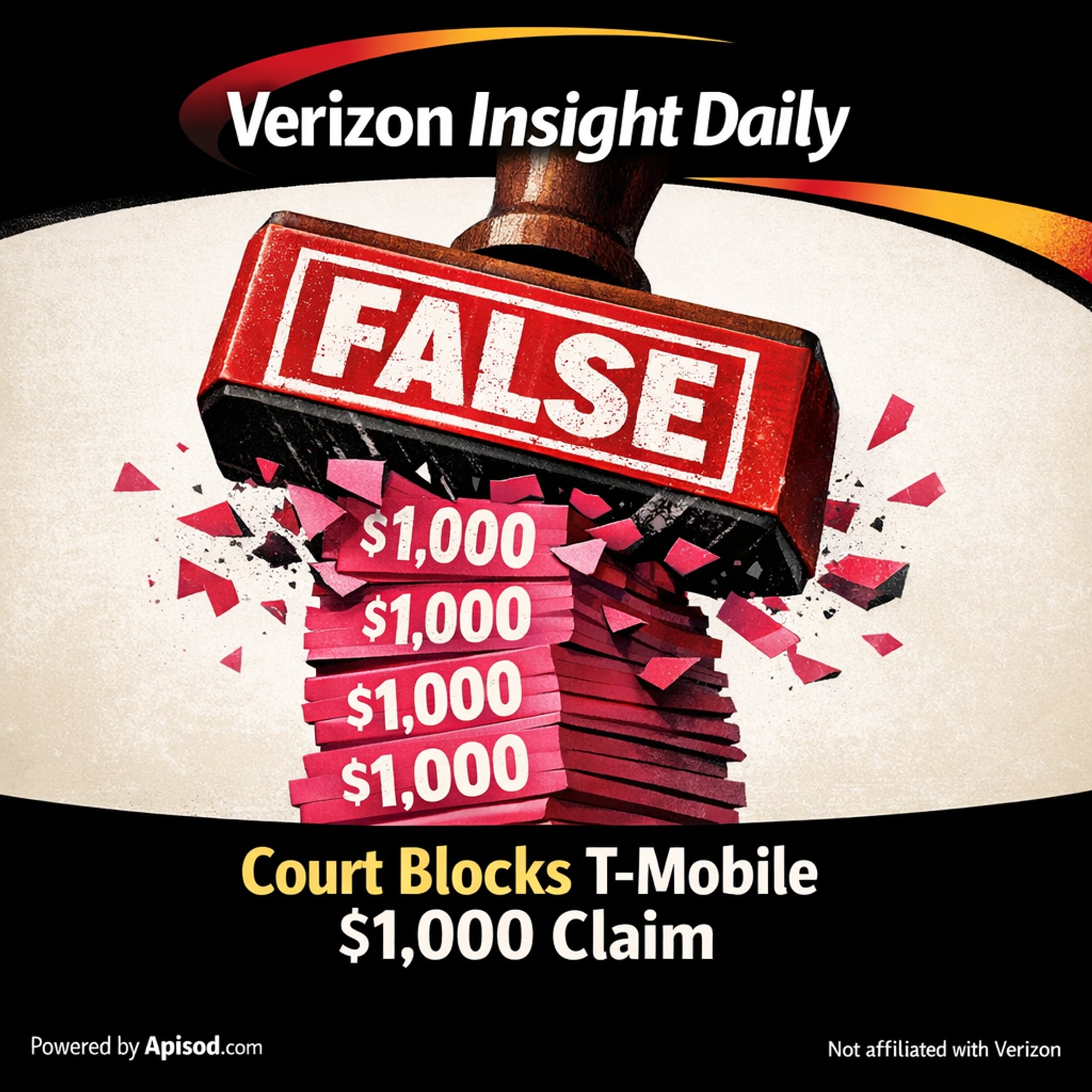 Court Blocks T-Mobile $1,000 Claim episode cover art