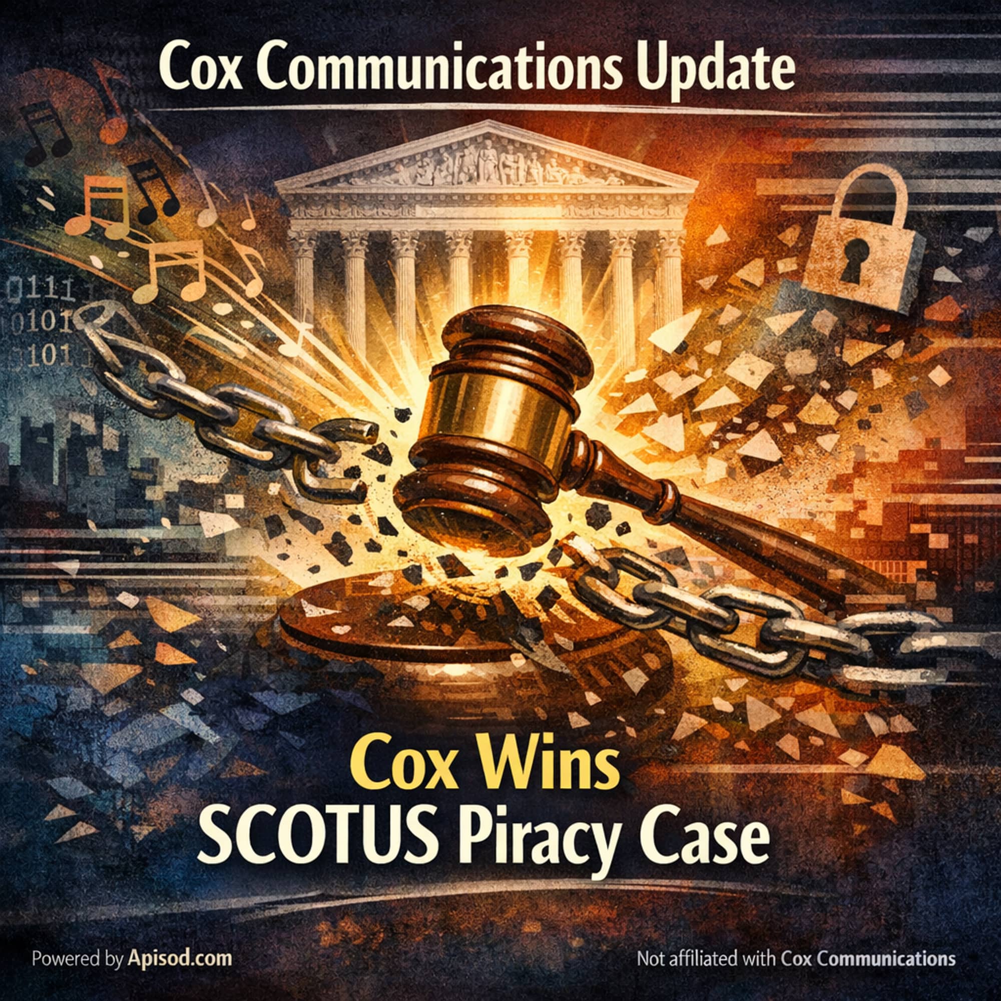 Cox Wins SCOTUS Piracy Case episode cover art