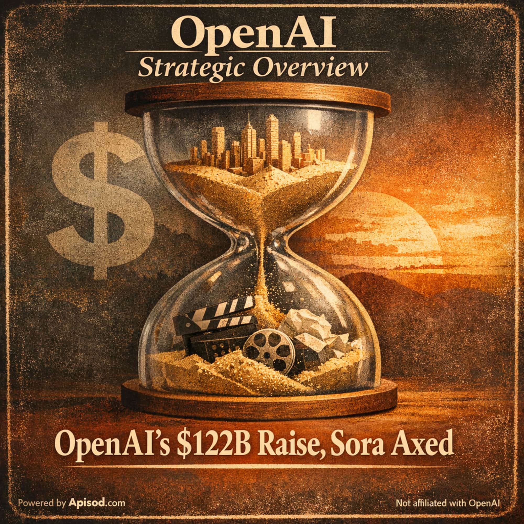 OpenAI’s $122B Raise, Sora Axed episode cover art
