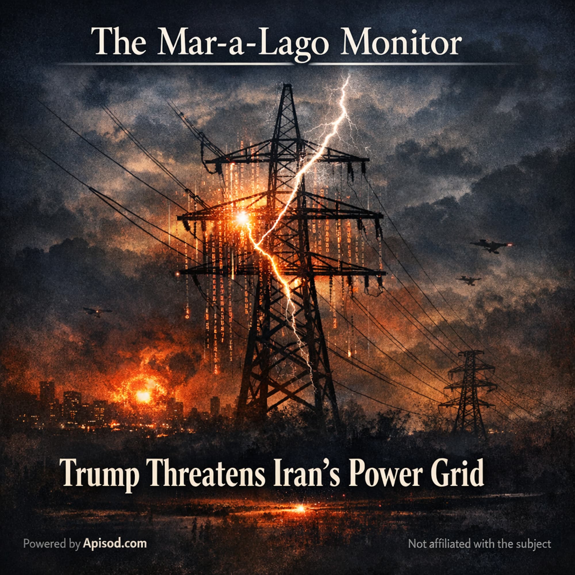 Trump Threatens Iran's Power Grid episode cover art