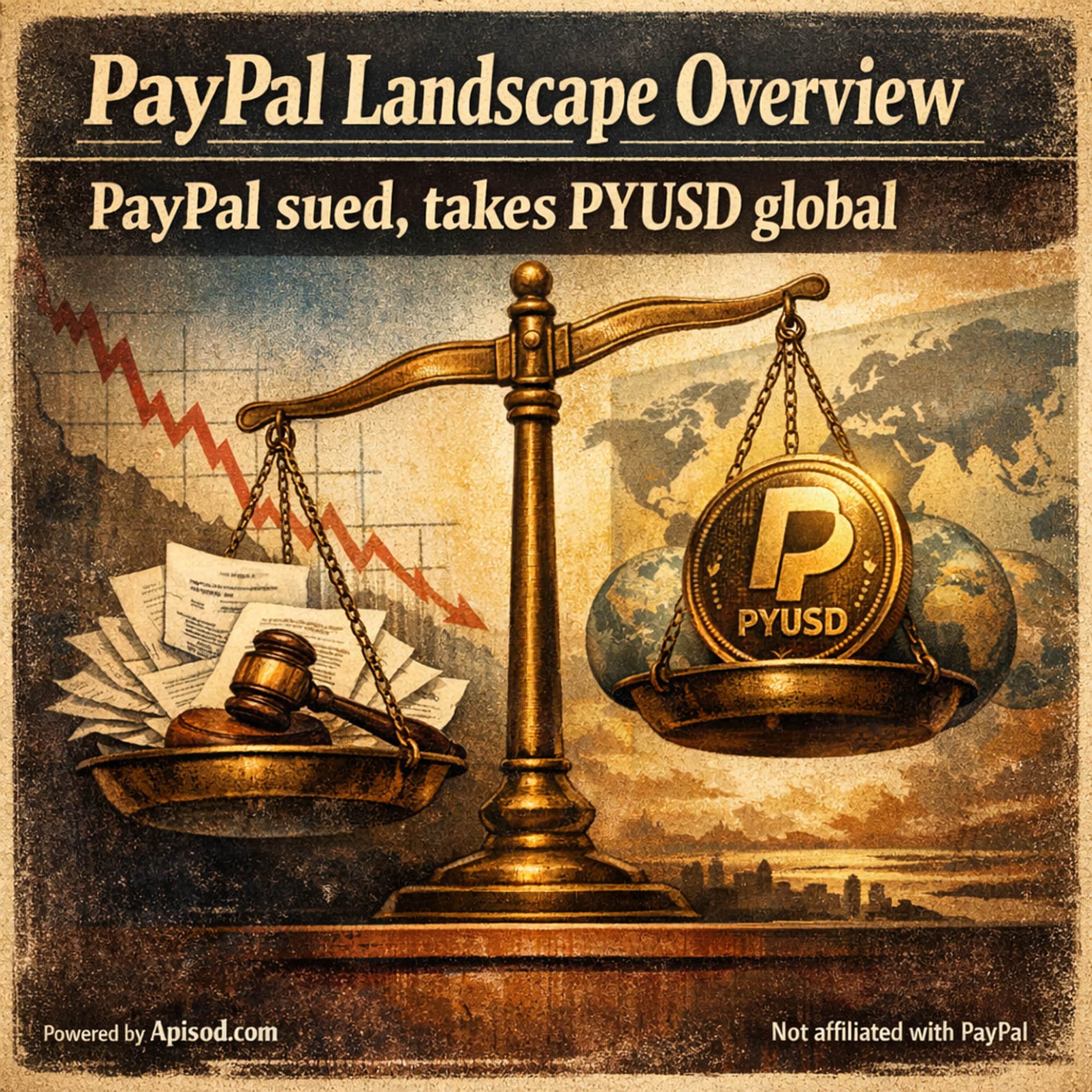 PayPal sued, takes PYUSD global episode cover art
