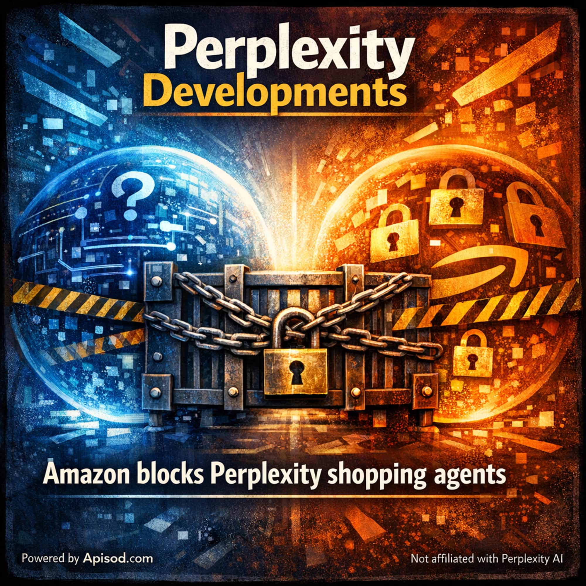 Amazon blocks Perplexity shopping agents episode cover art