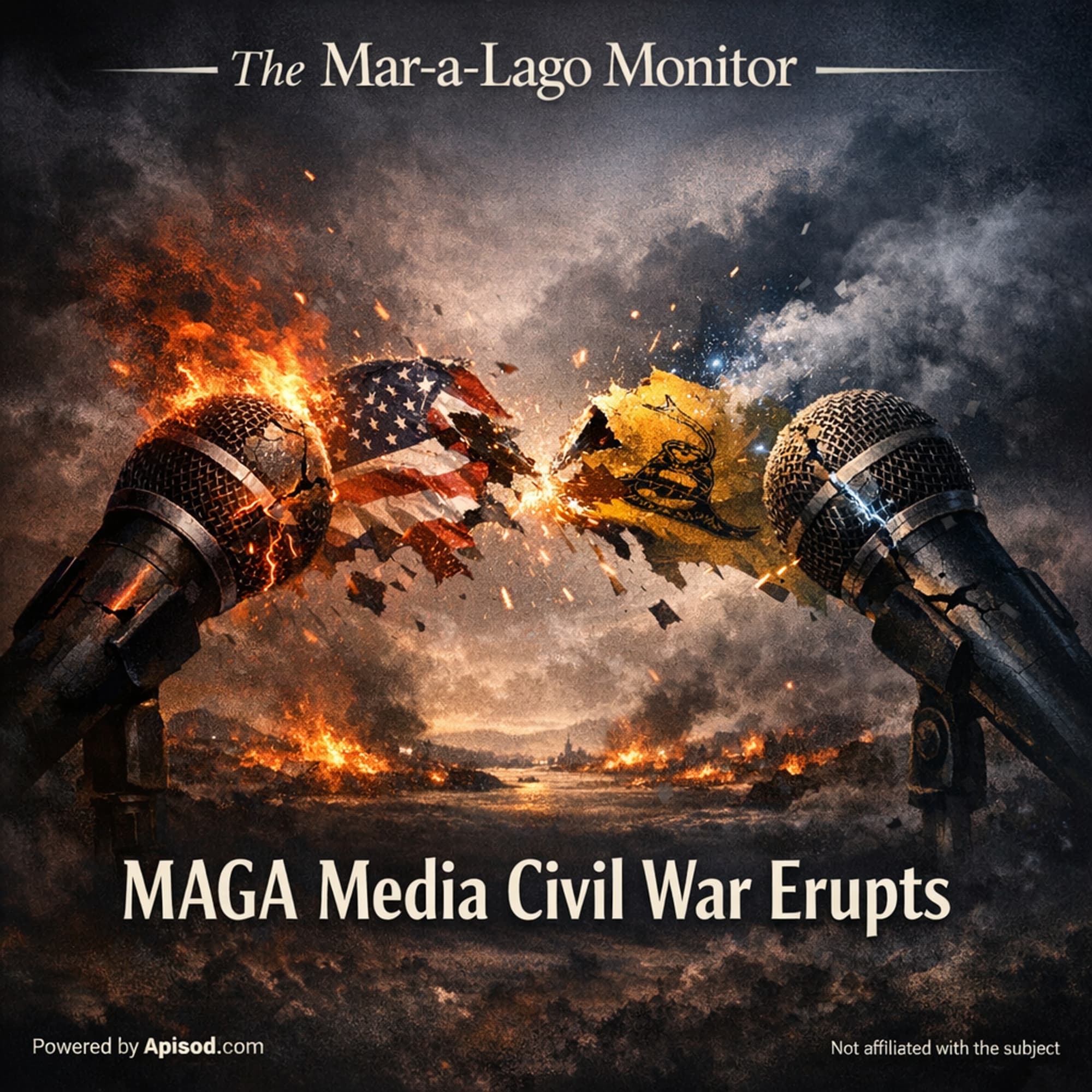 MAGA Media Civil War Erupts episode cover art