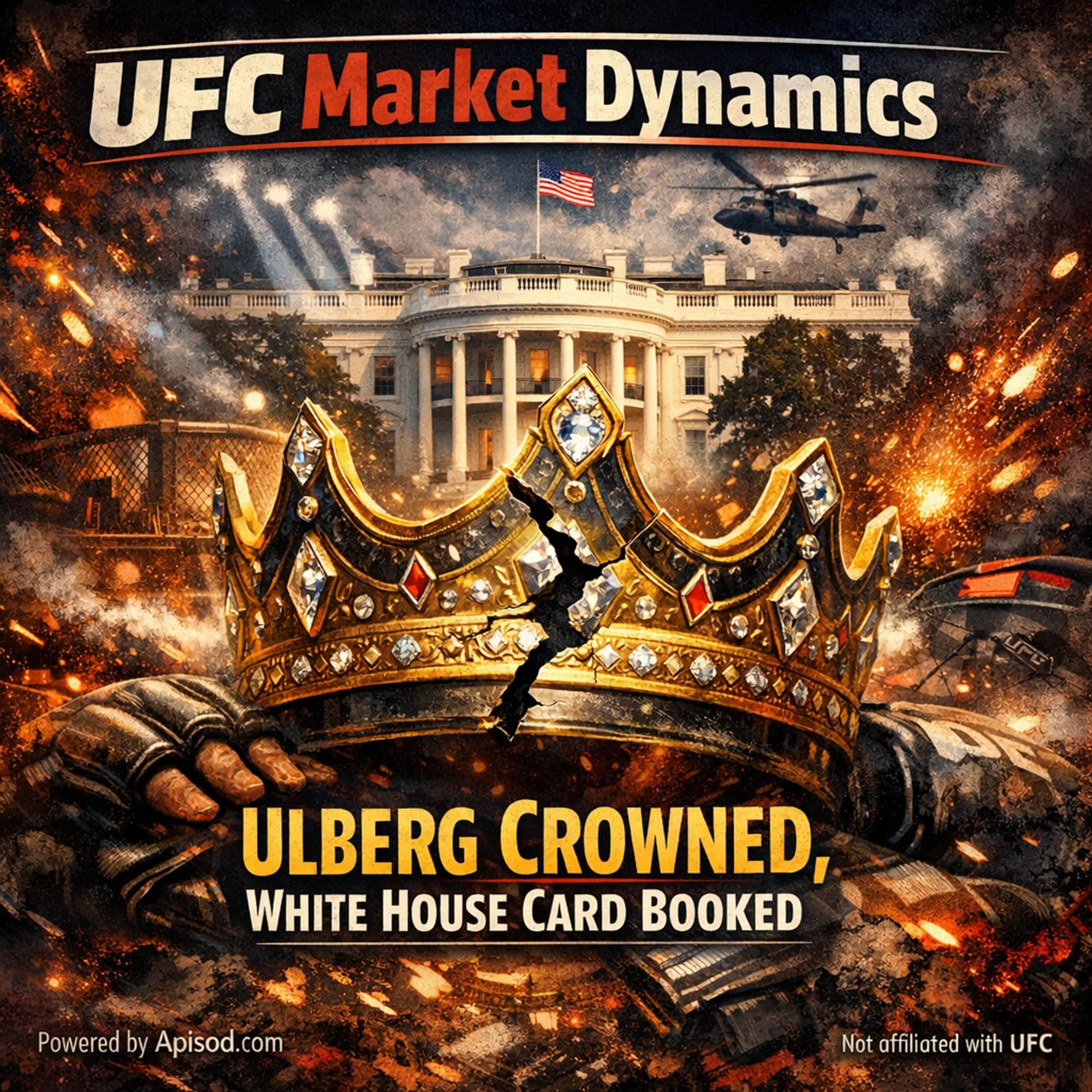 Ulberg Crowned, White House Card Booked episode cover art
