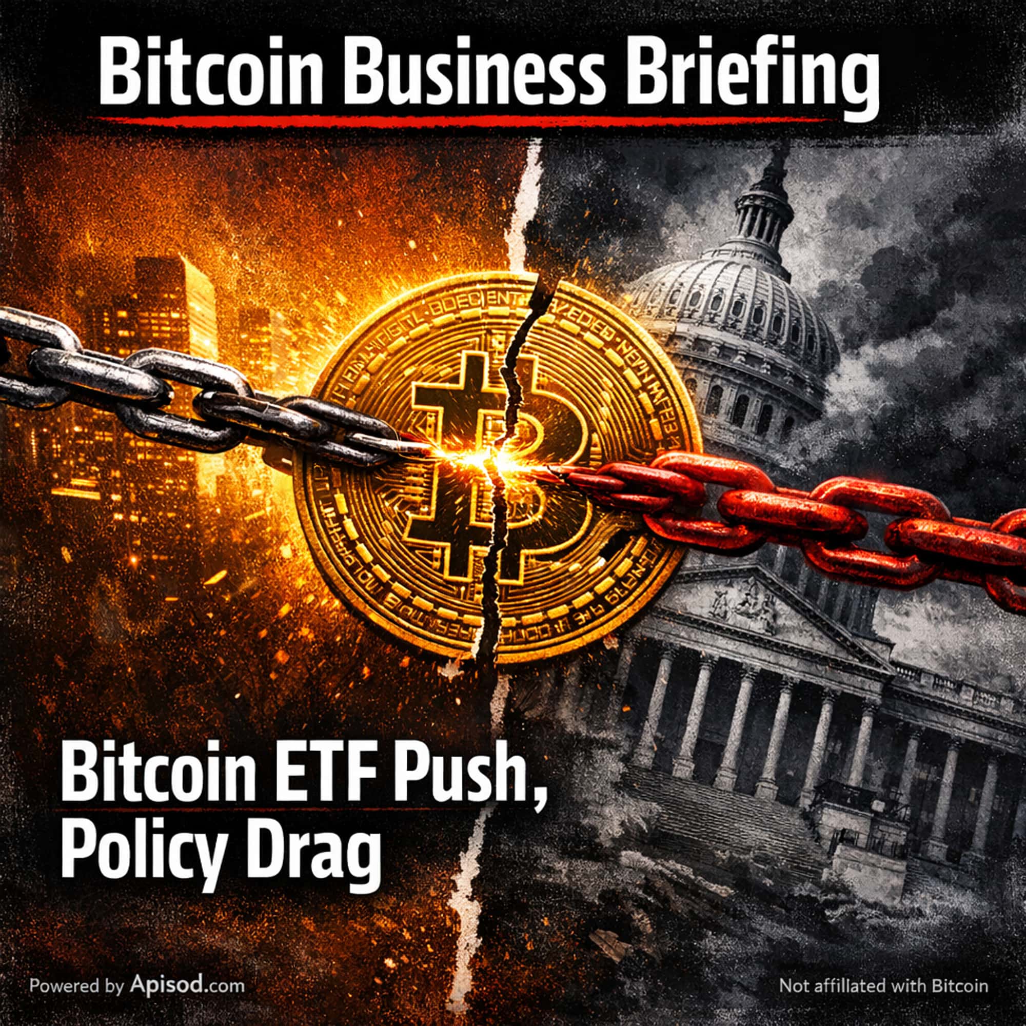Bitcoin ETF Push, Policy Drag episode cover art