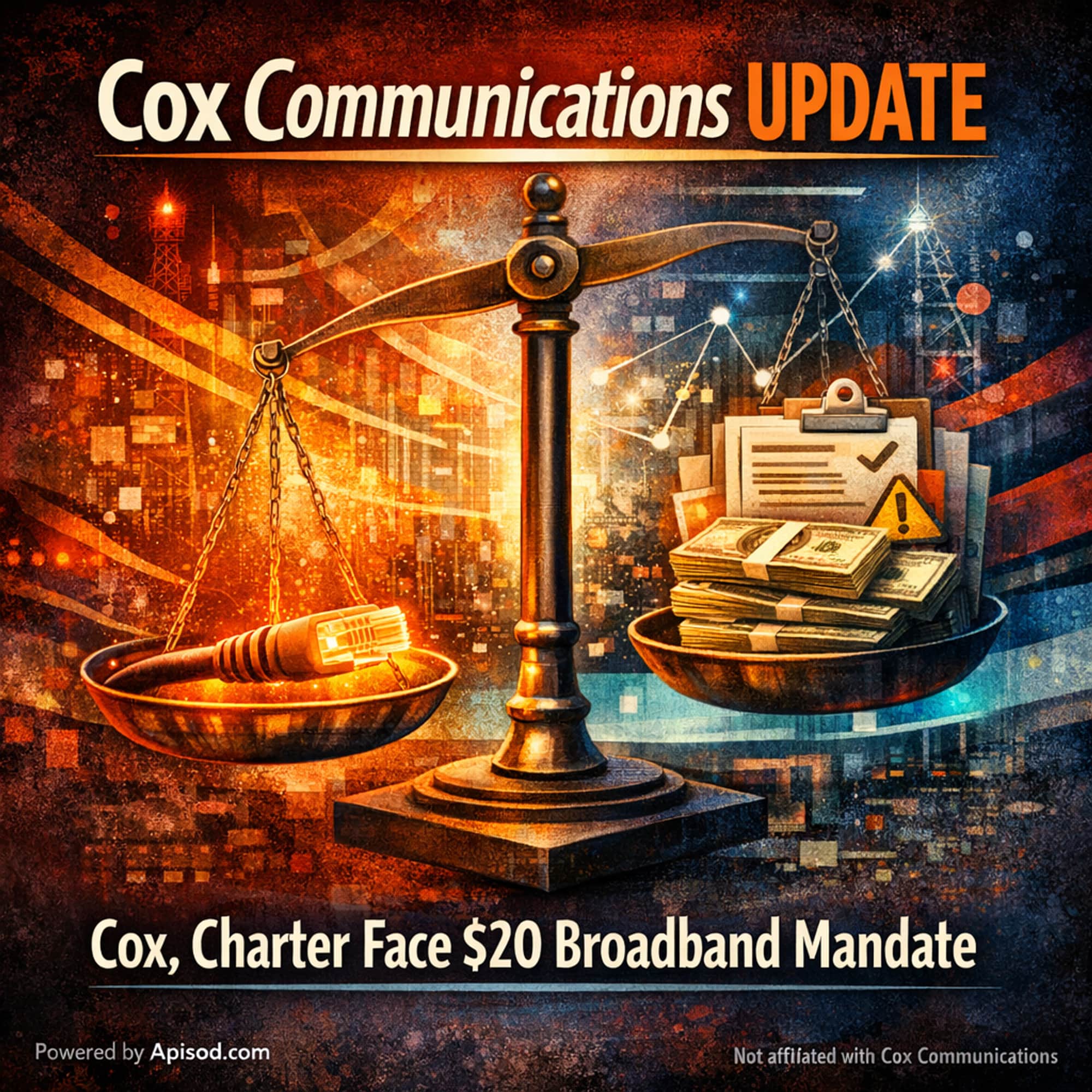 Cox, Charter Face $20 Broadband Mandate episode cover art