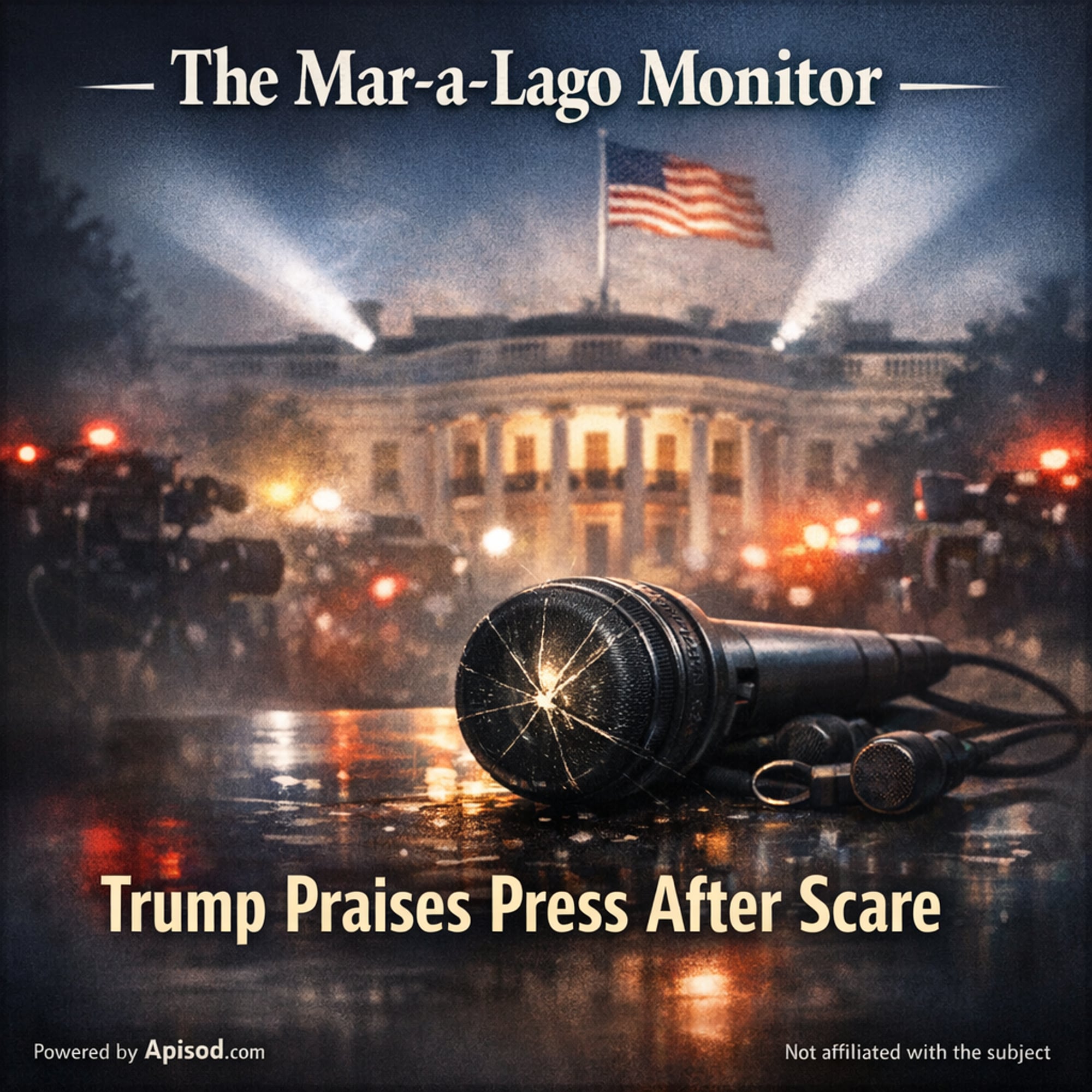 Trump Praises Press After Scare episode cover art