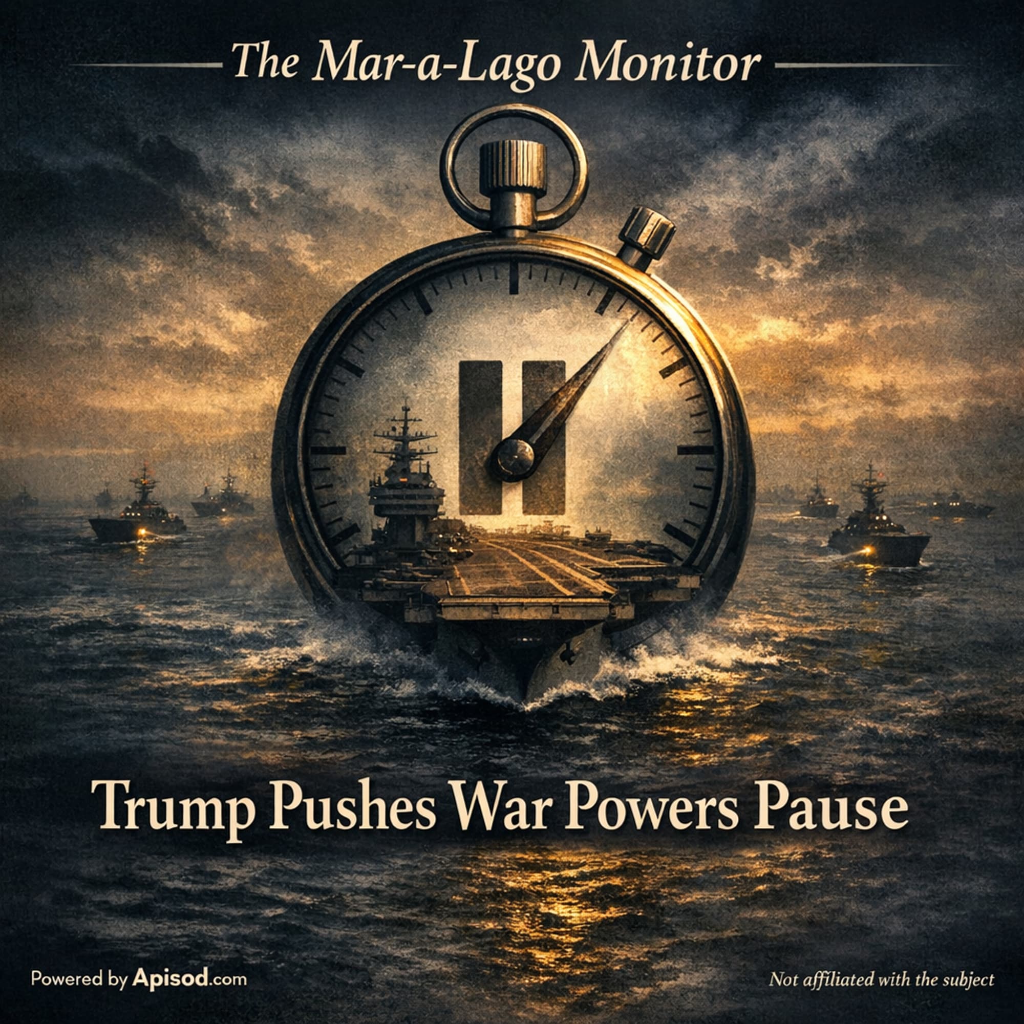 Trump Pushes War Powers Pause episode cover art