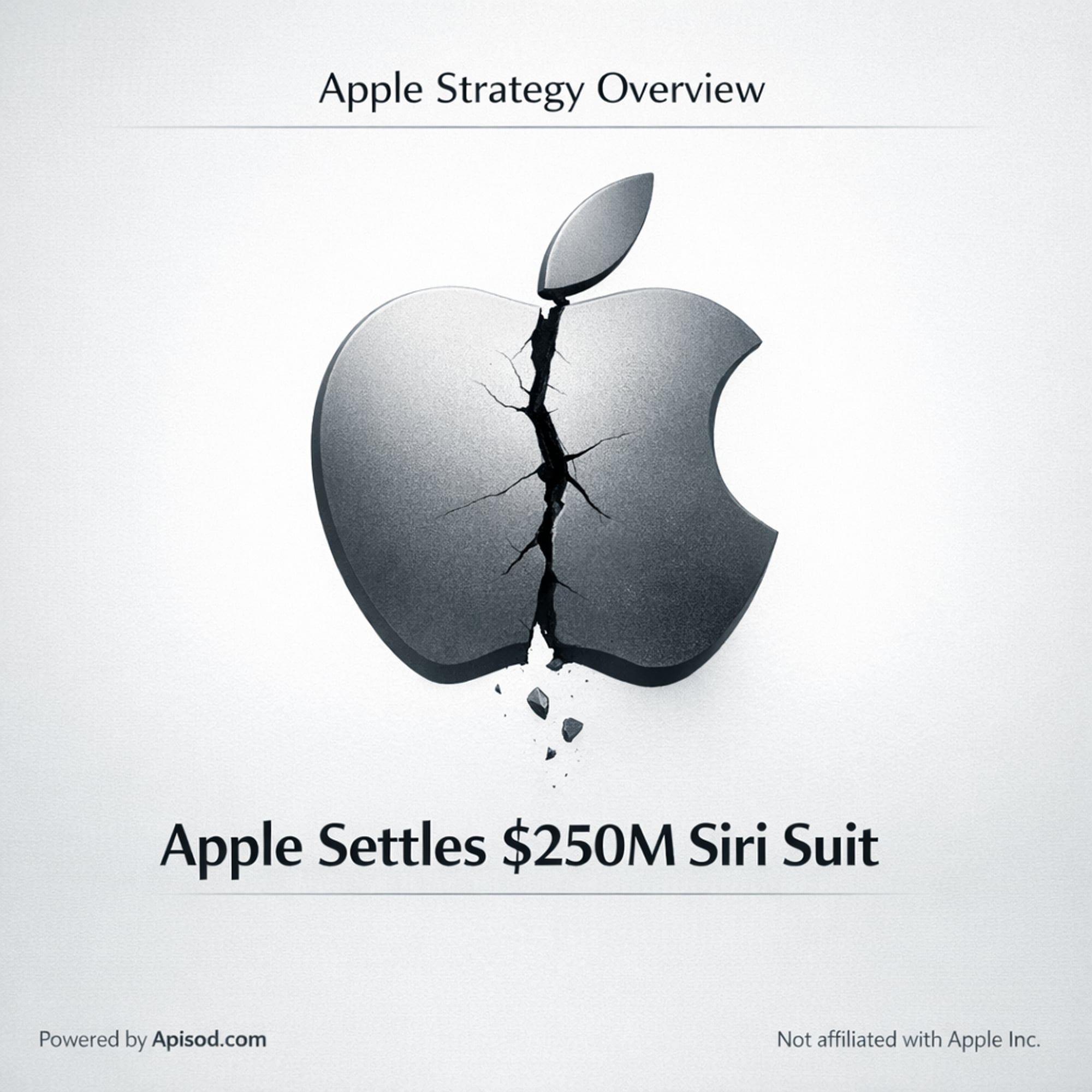 Apple Settles $250M Siri Suit episode cover art