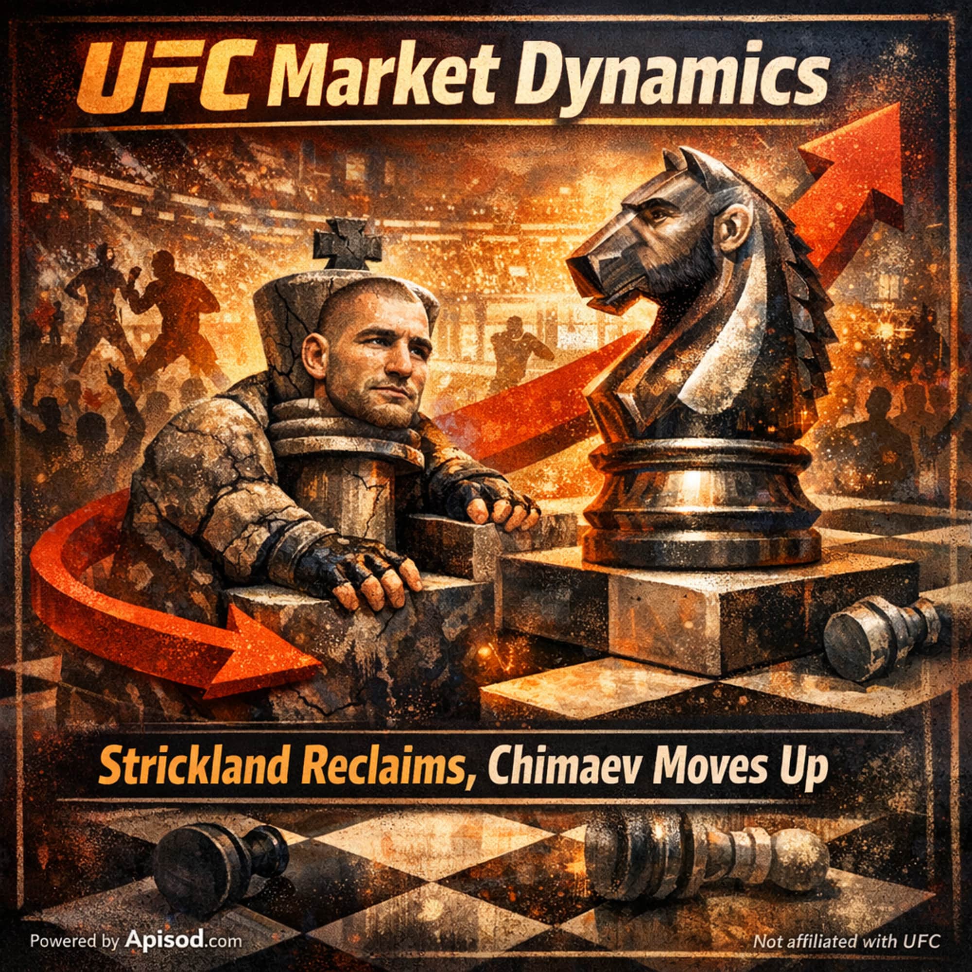 Strickland Reclaims, Chimaev Moves Up episode cover art