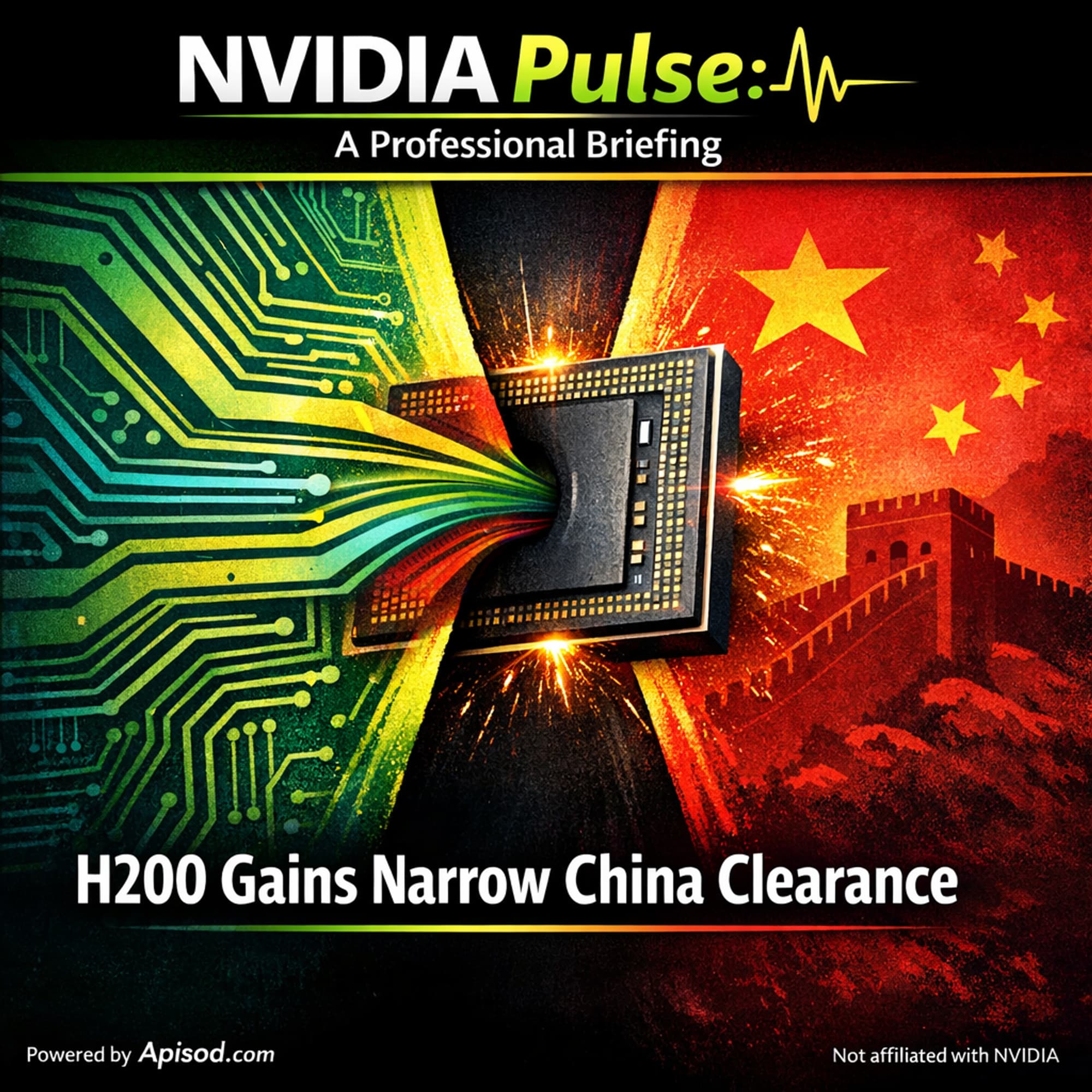H200 Gains Narrow China Clearance episode cover art