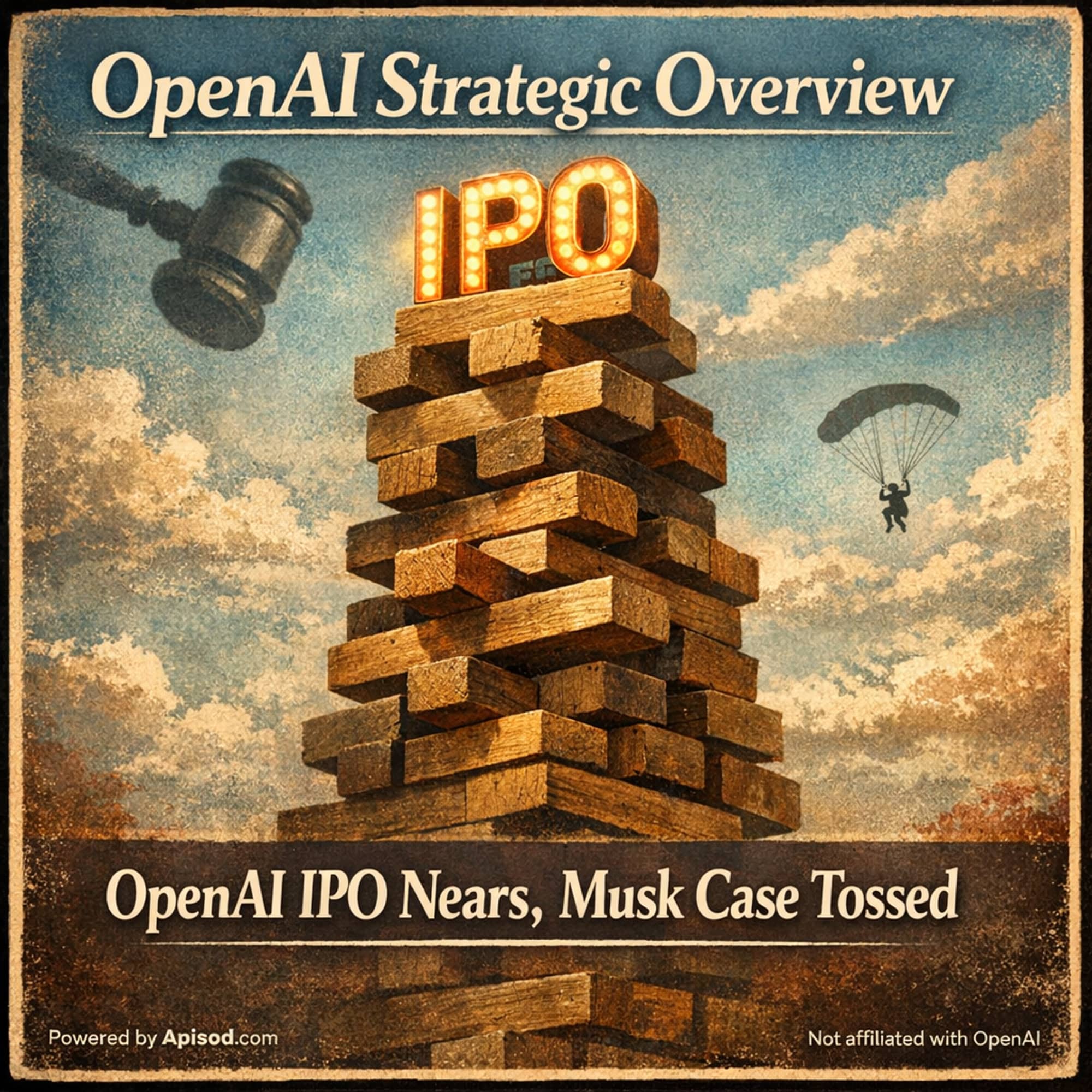 OpenAI IPO Nears, Musk Case Tossed episode cover art