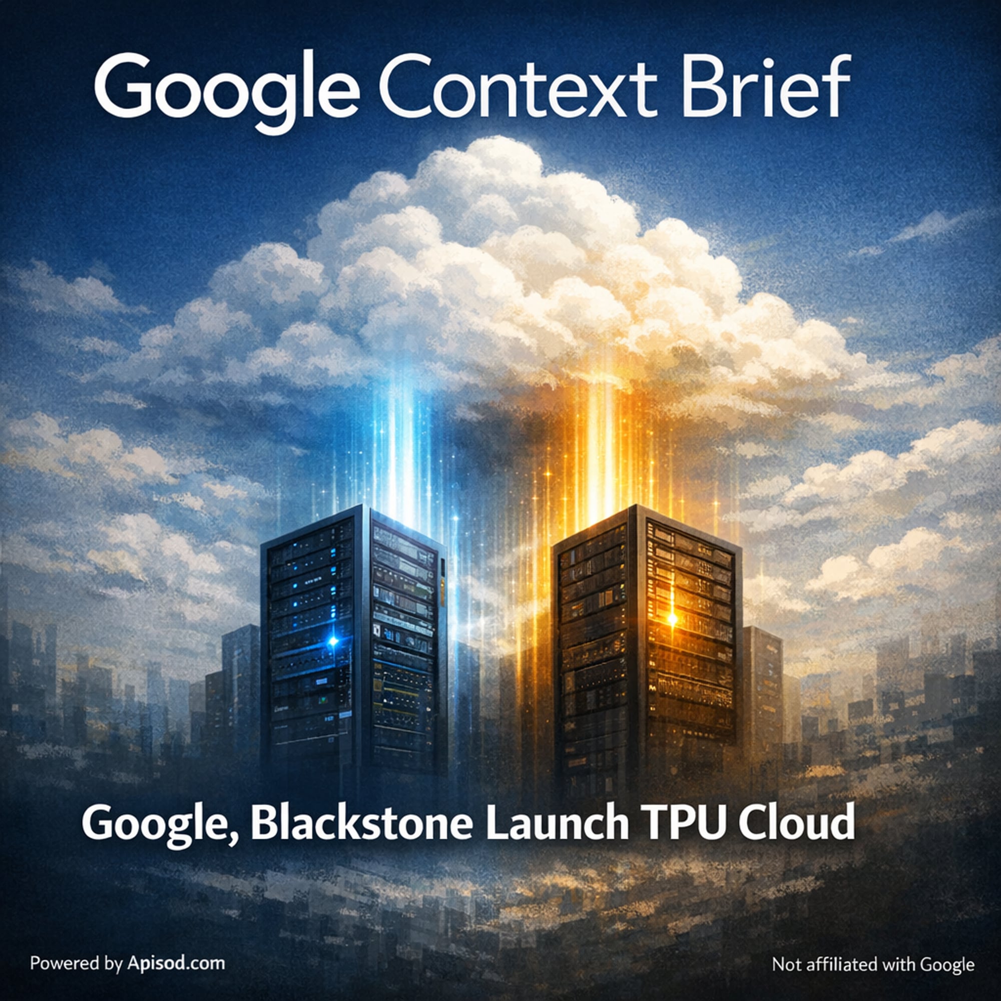 Google, Blackstone Launch TPU Cloud episode cover art