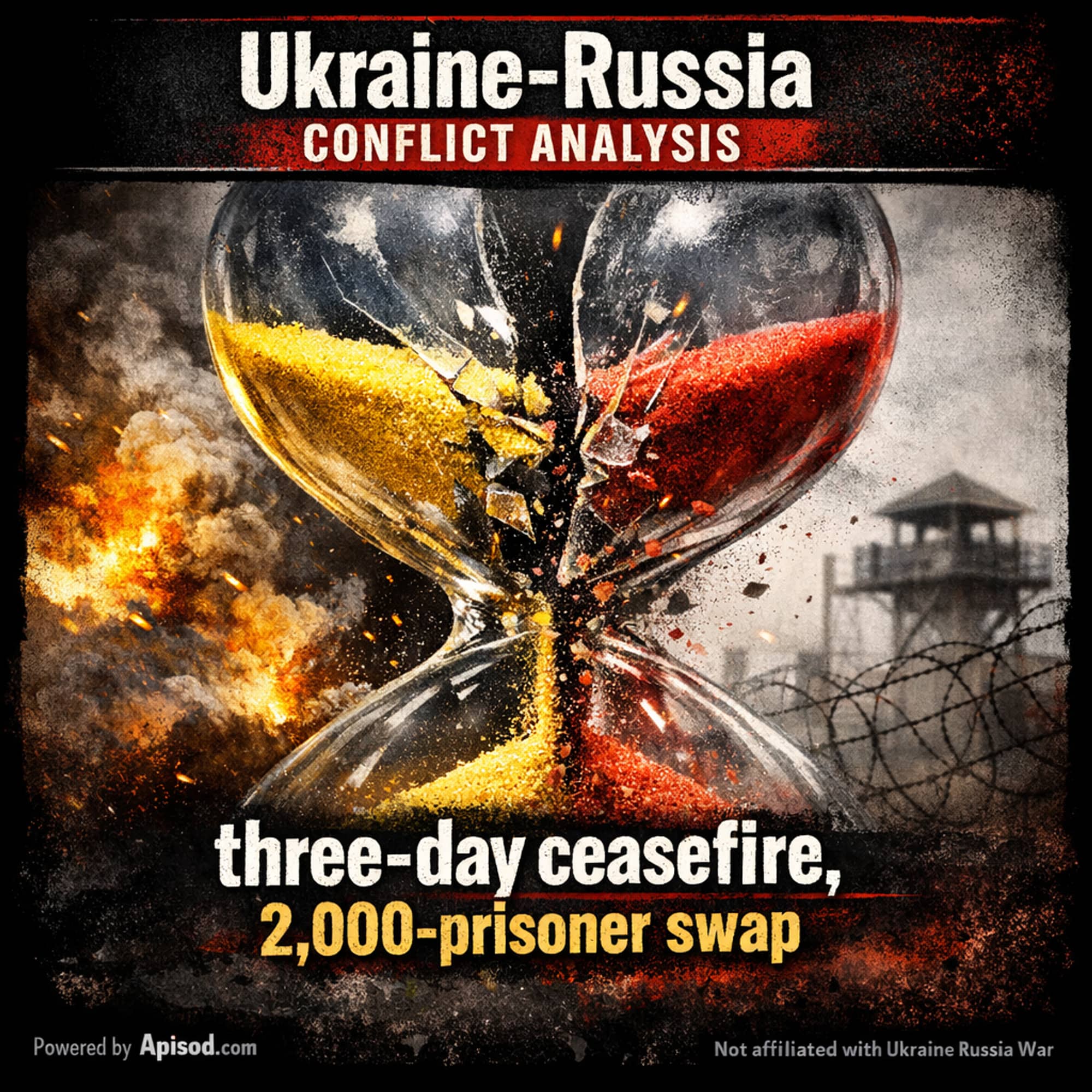 three-day ceasefire, 2,000-prisoner swap episode cover art