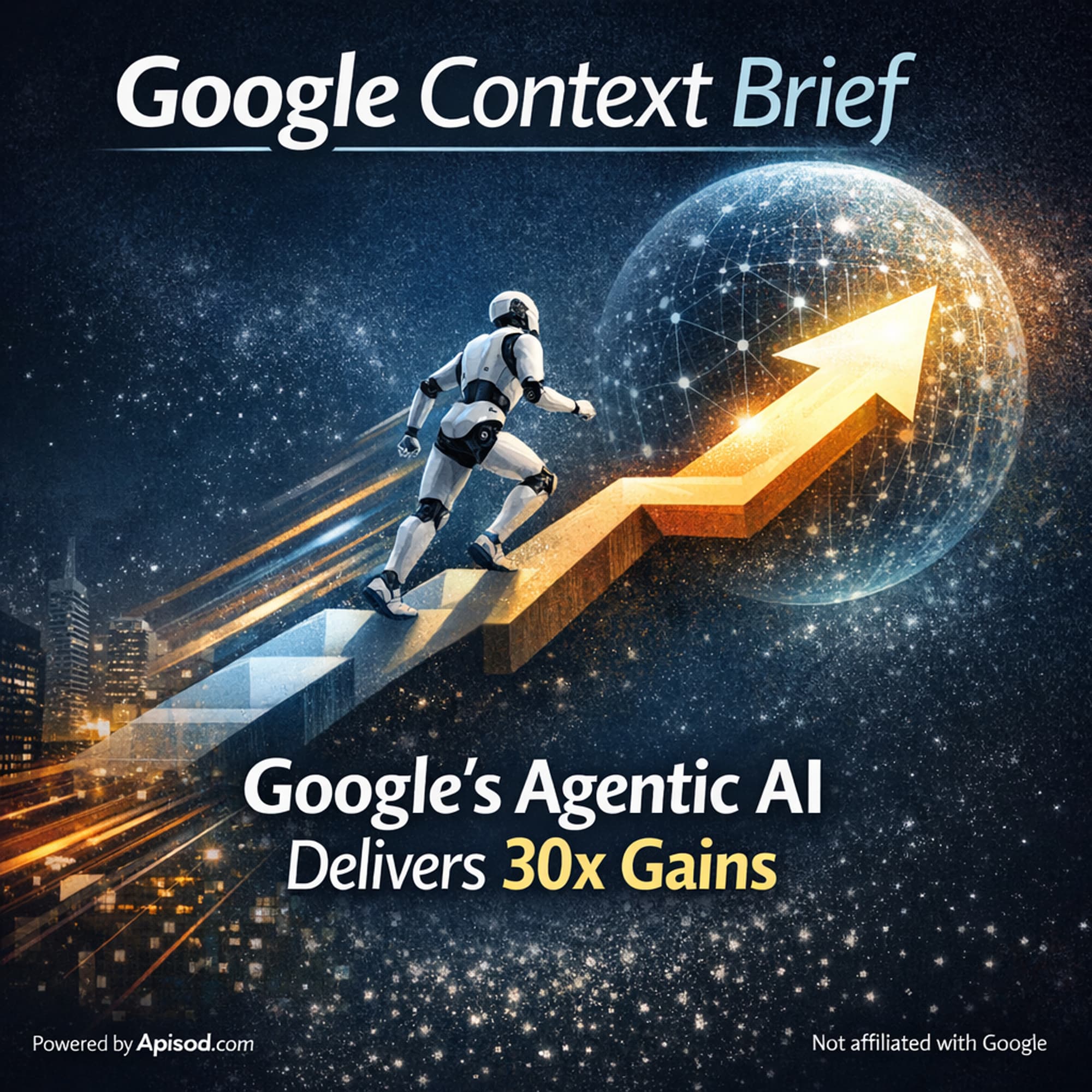 Google's Agentic AI Delivers 30x Gains episode cover art