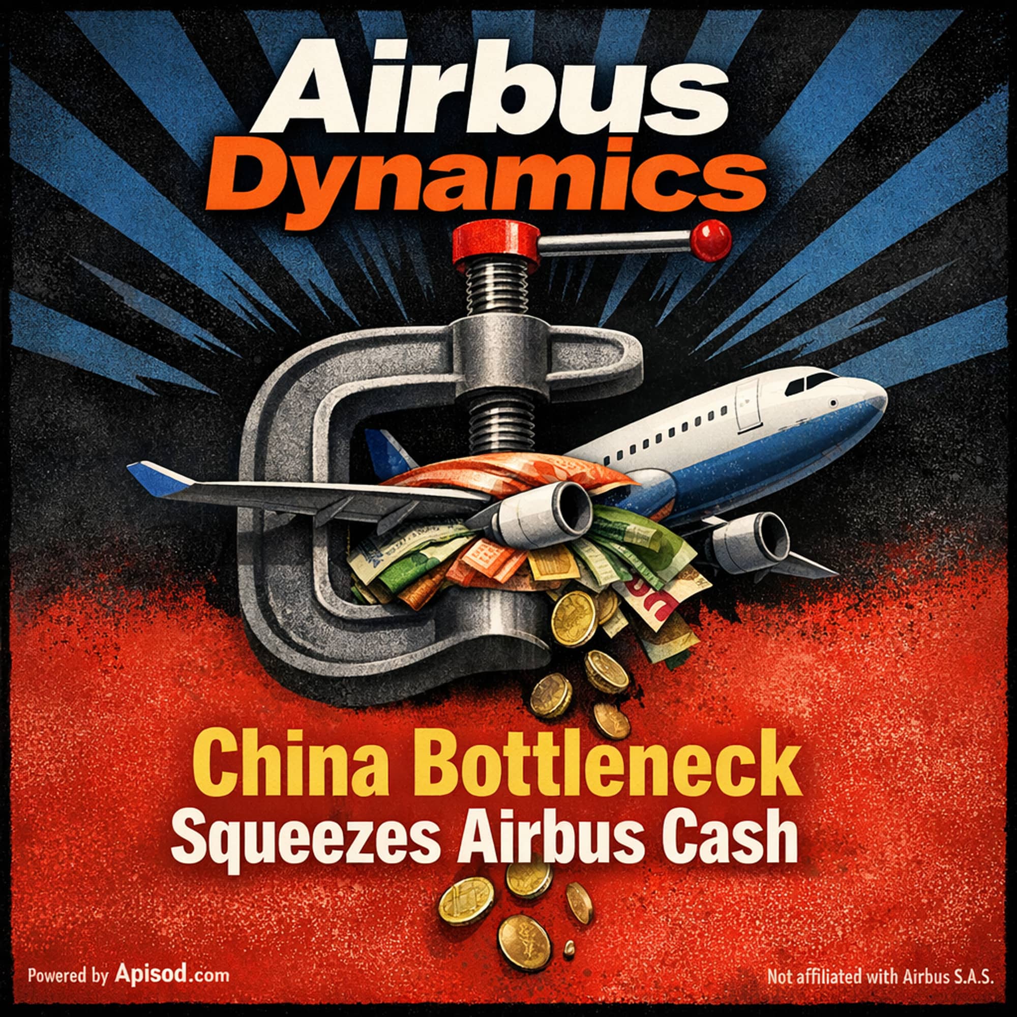 China Bottleneck Squeezes Airbus Cash episode cover art