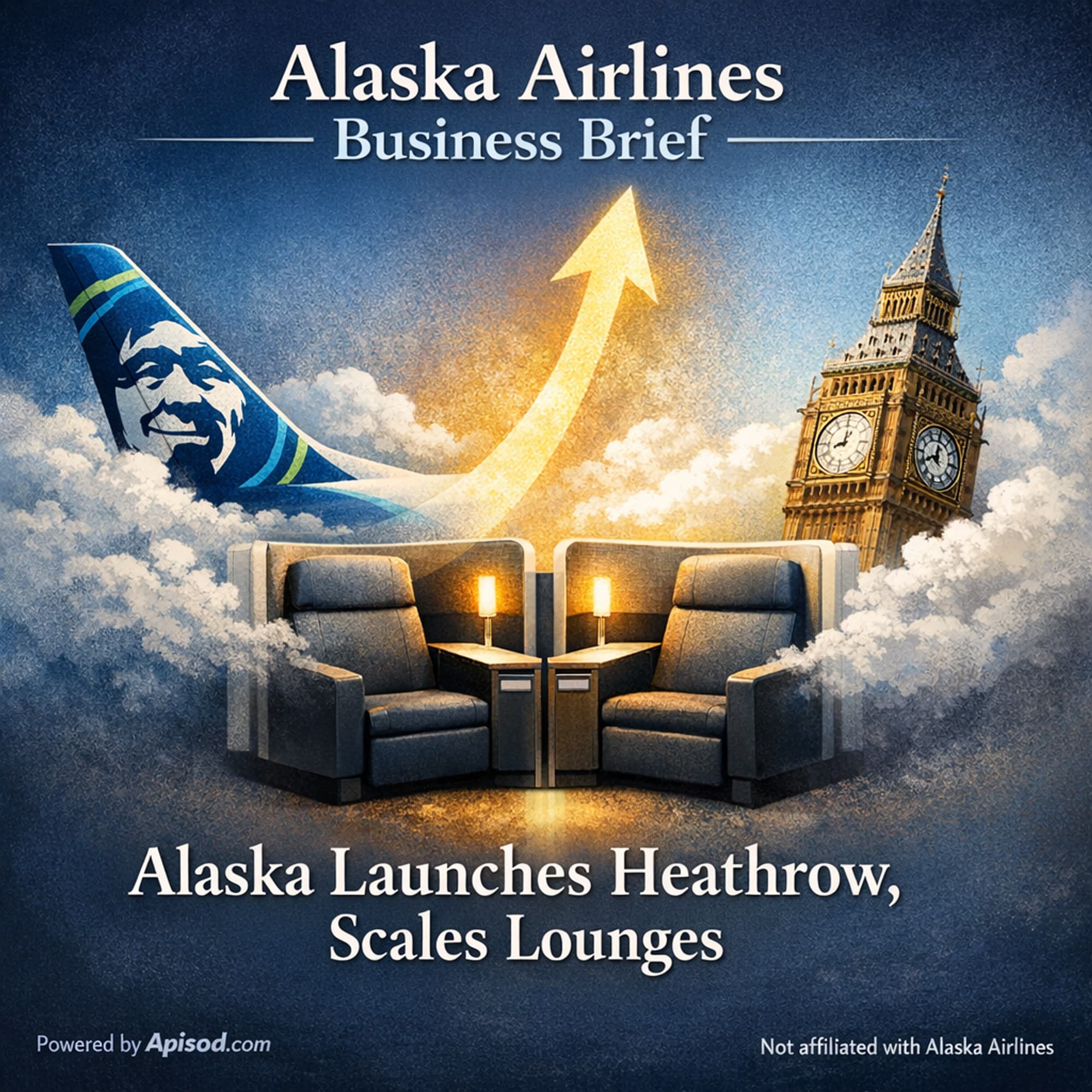 Alaska Launches Heathrow, Scales Lounges episode cover art